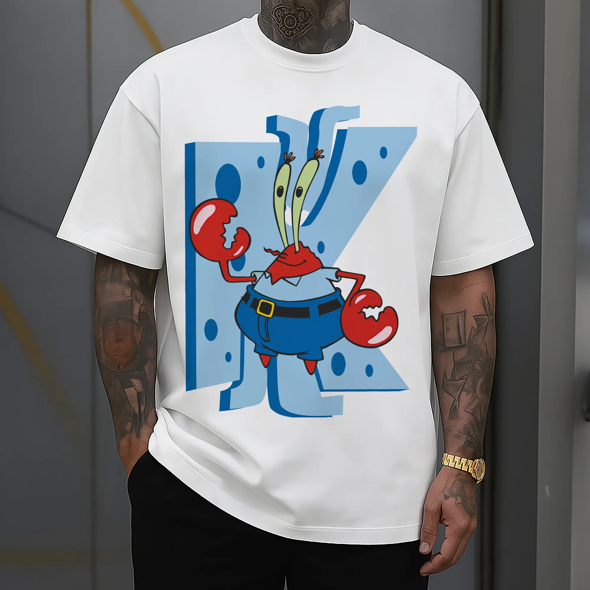 Spongebob Squarepants Mr. Costume Krabs Shirt