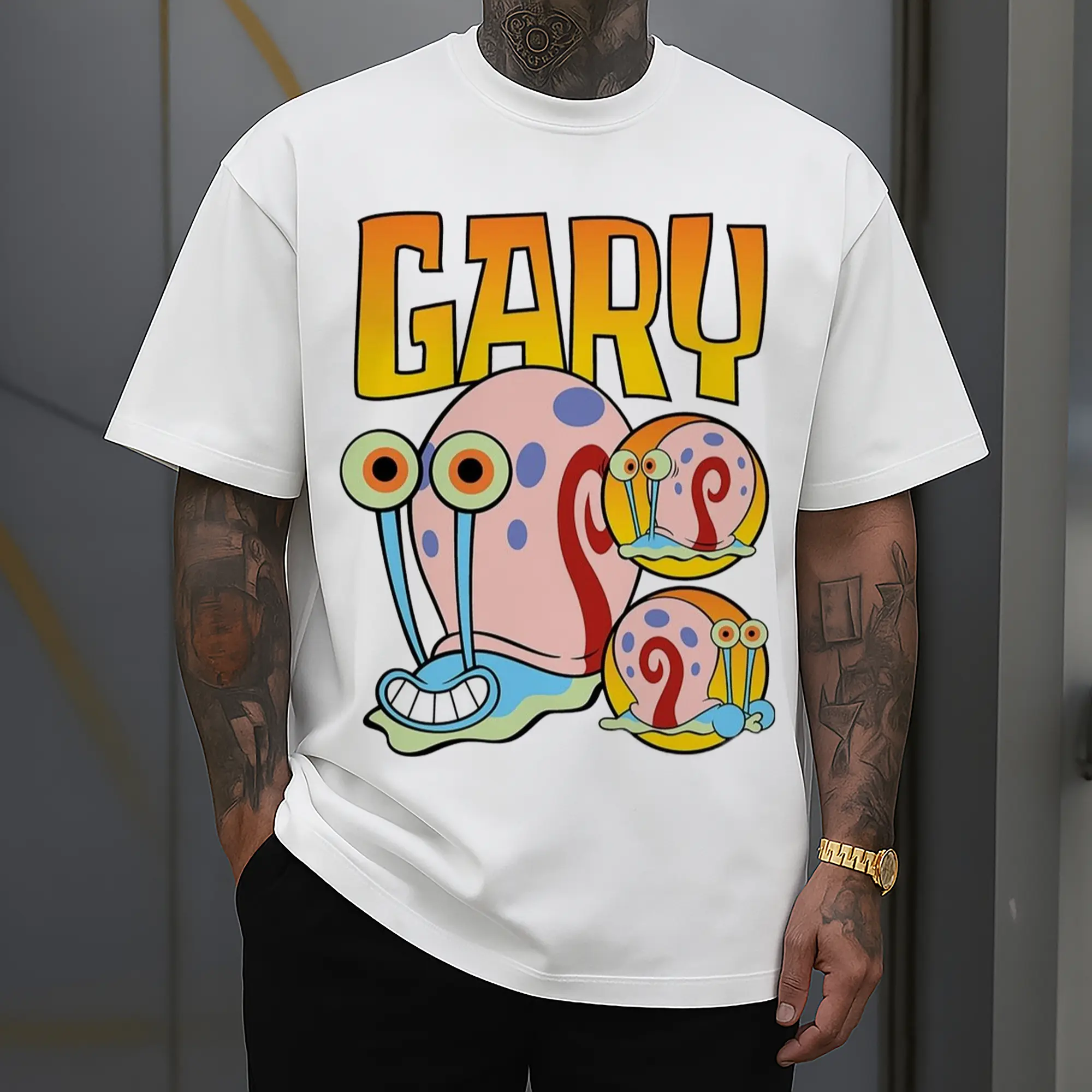 Gary the Snail smile Graphic T-Shirt