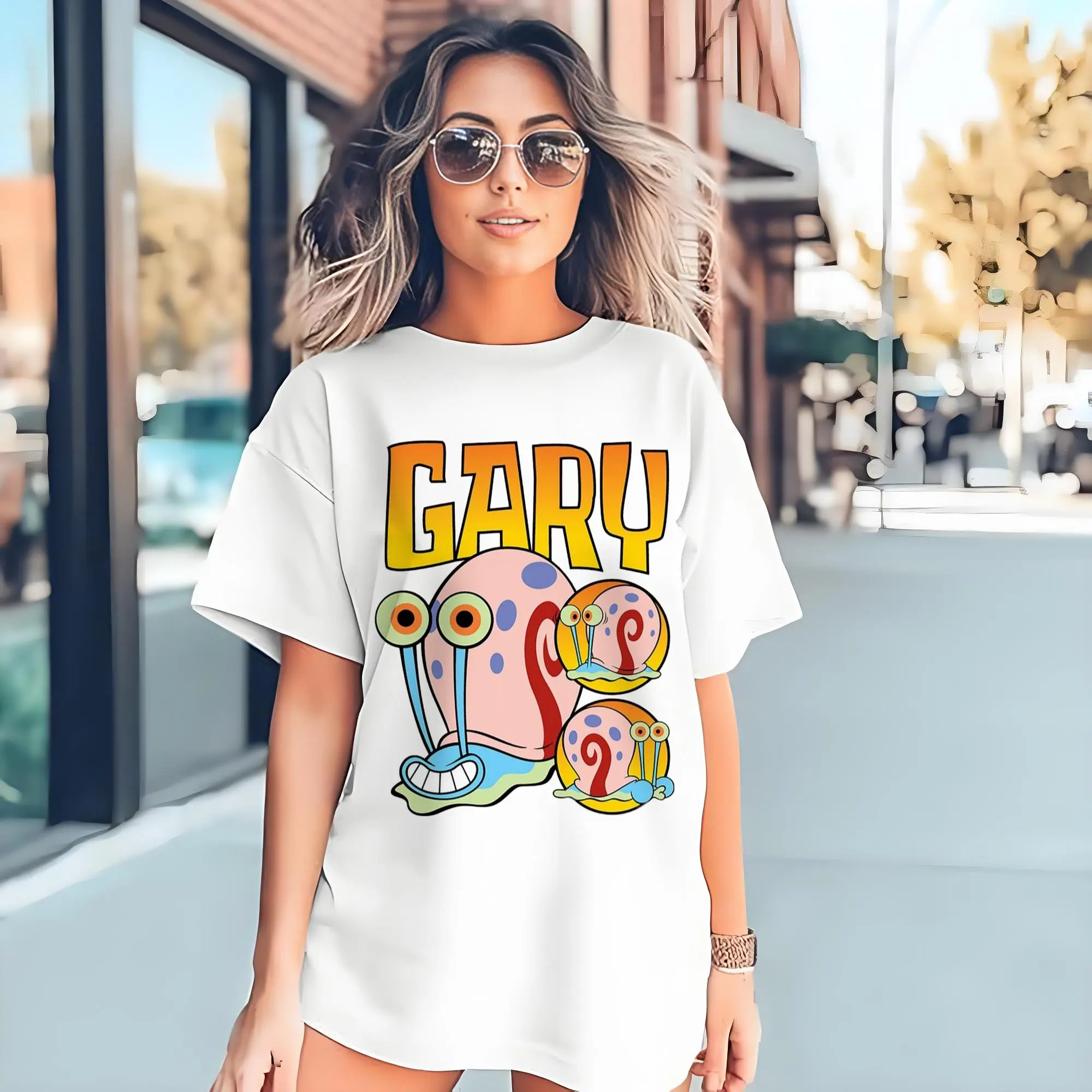 Gary the Snail smile Graphic T-Shirt