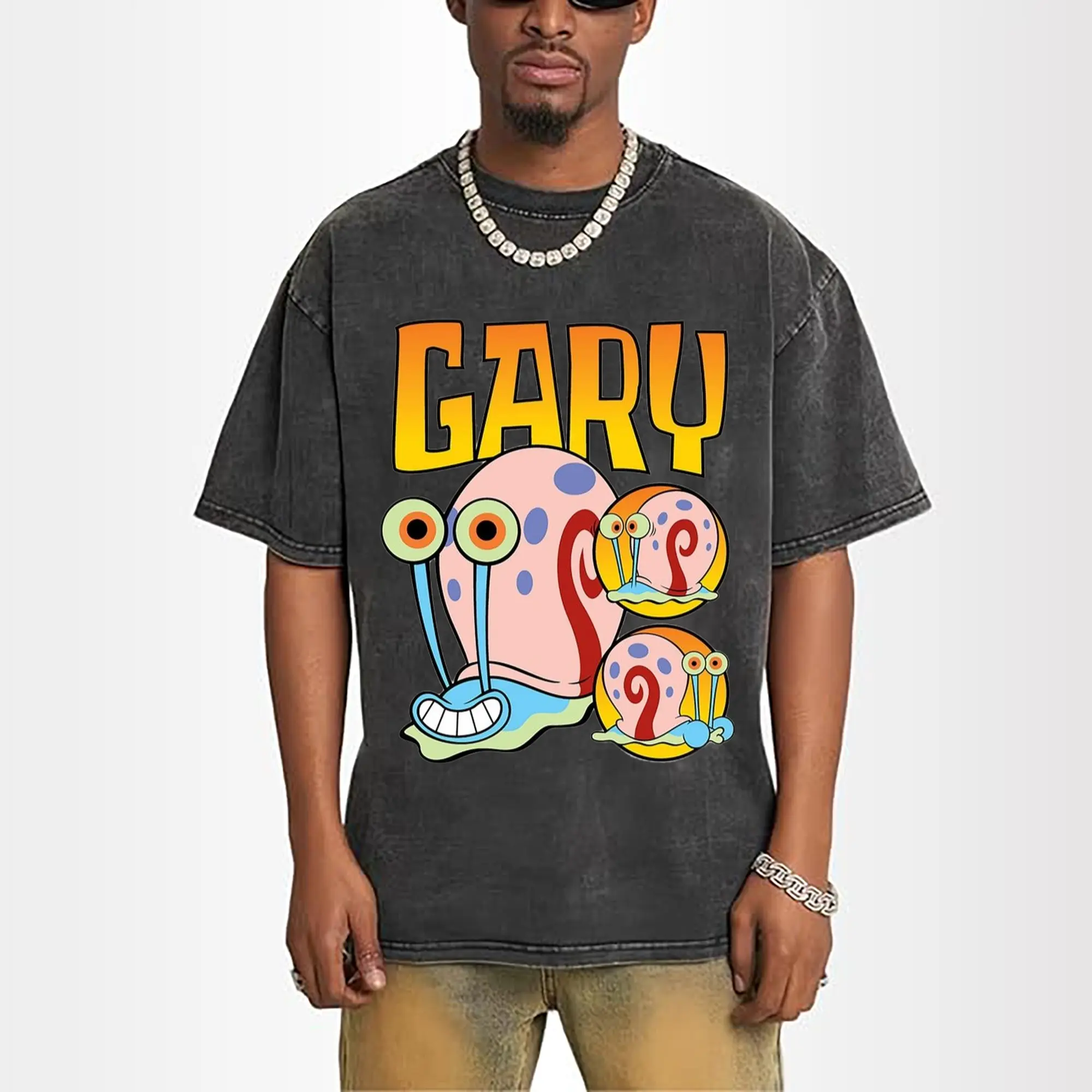 Gary the Snail smile Graphic T-Shirt