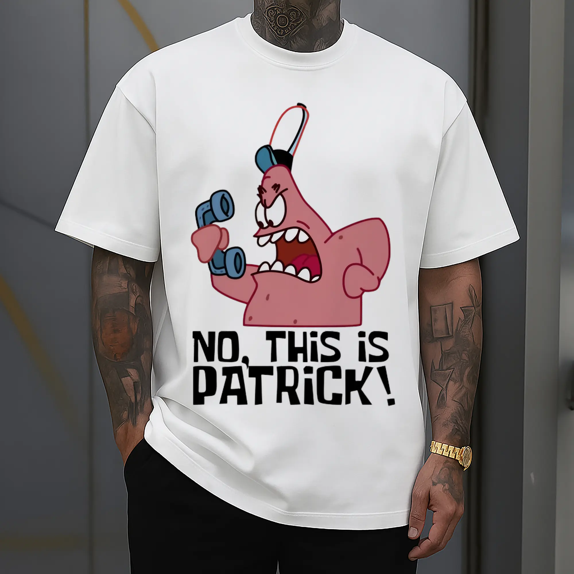 Patrick Star ‘no，this is Patrick ’Graphic T-Shirt