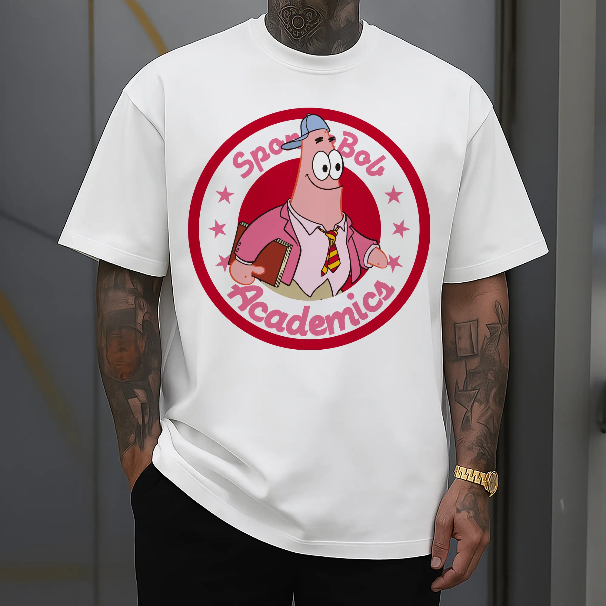 Patrick Star academic Graphic T-Shirt
