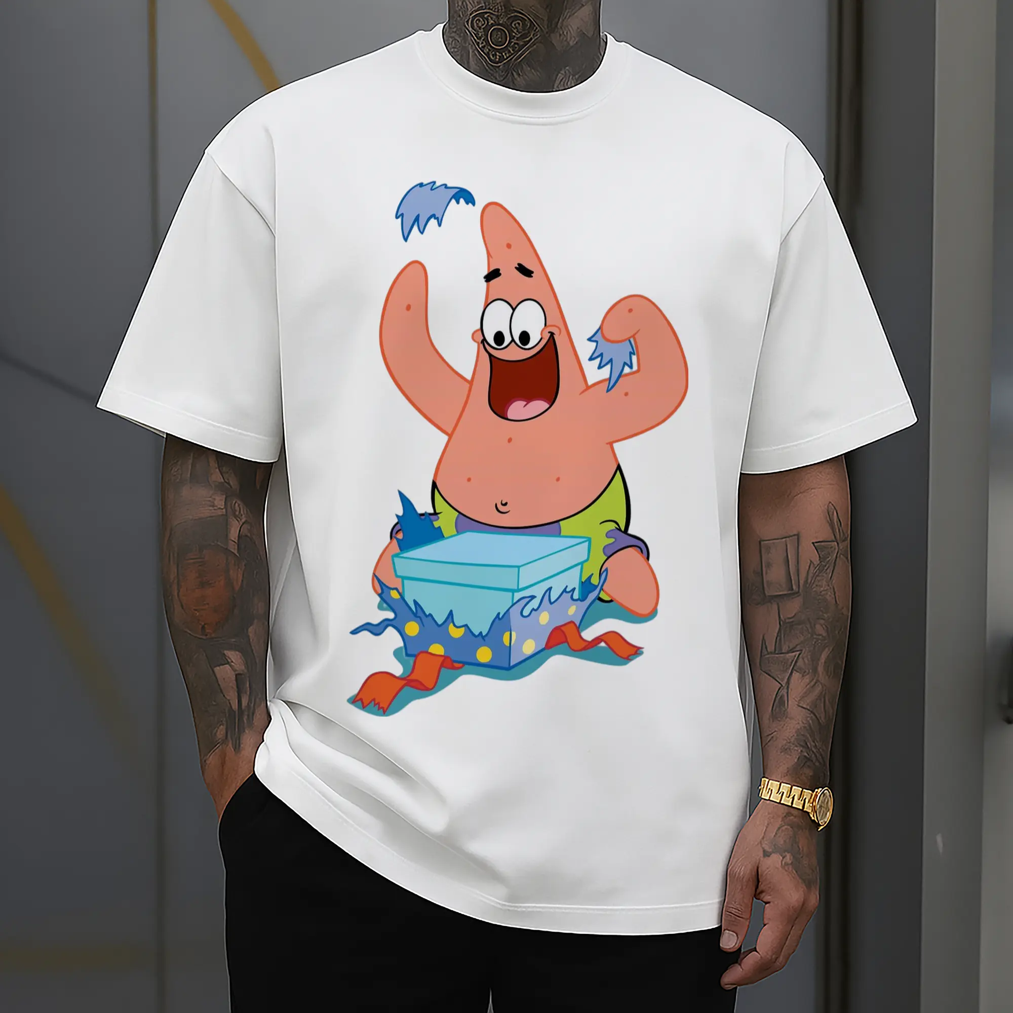 spongebob patrick star gift t-shirt