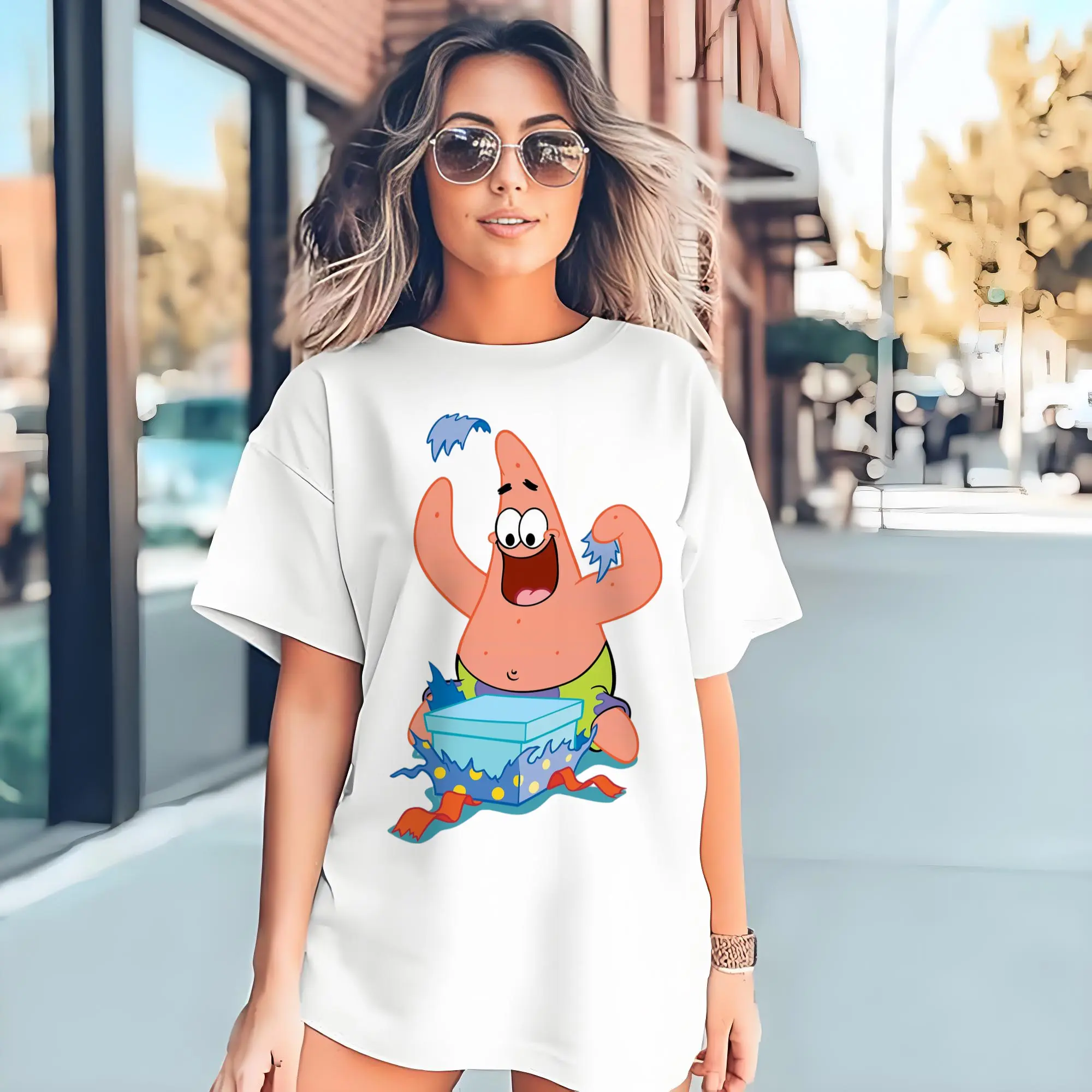 spongebob patrick star gift t-shirt