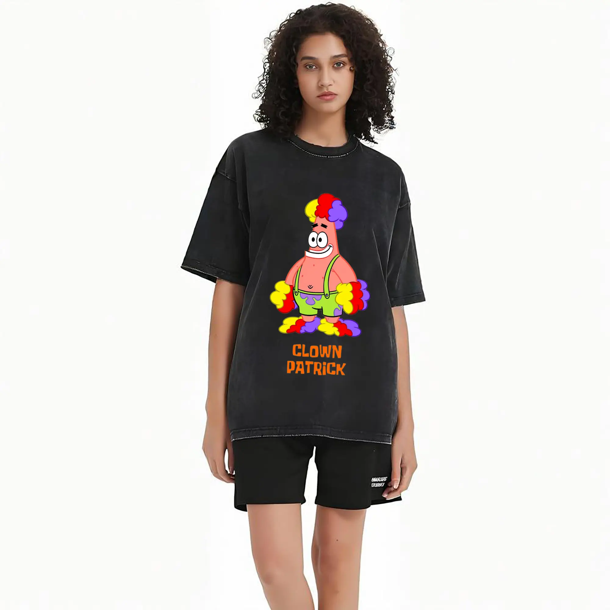 mens  Patrick Star clown funny Graphic T-Shirt