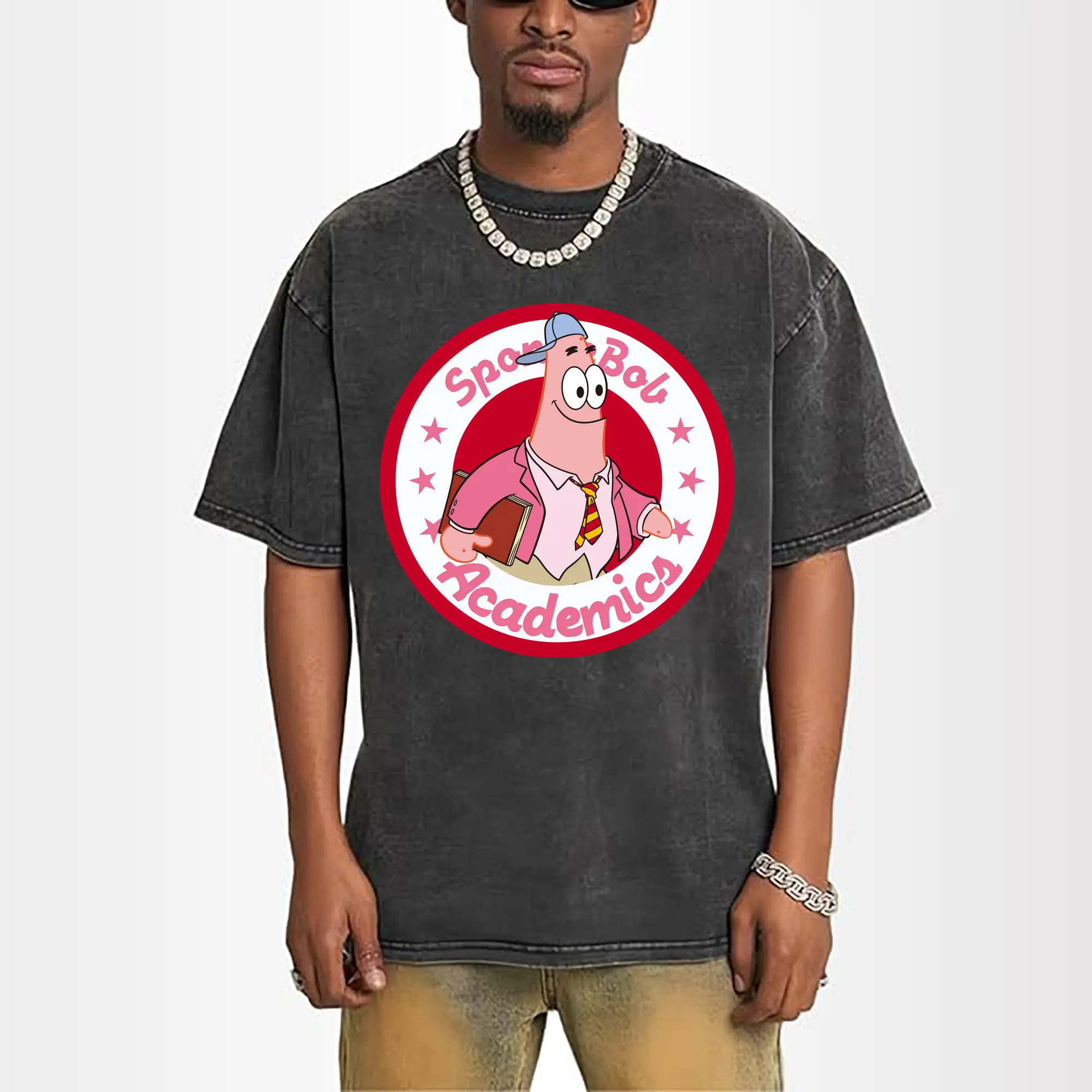 Patrick Star academic Graphic T-Shirt