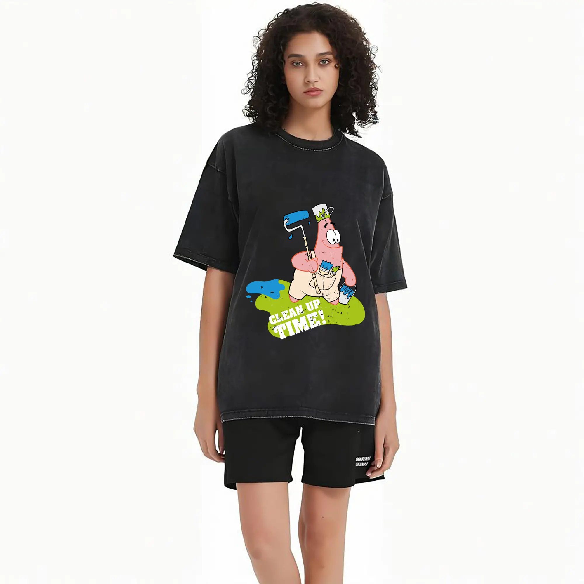 Patrick Star clean up time Graphic T-Shirt