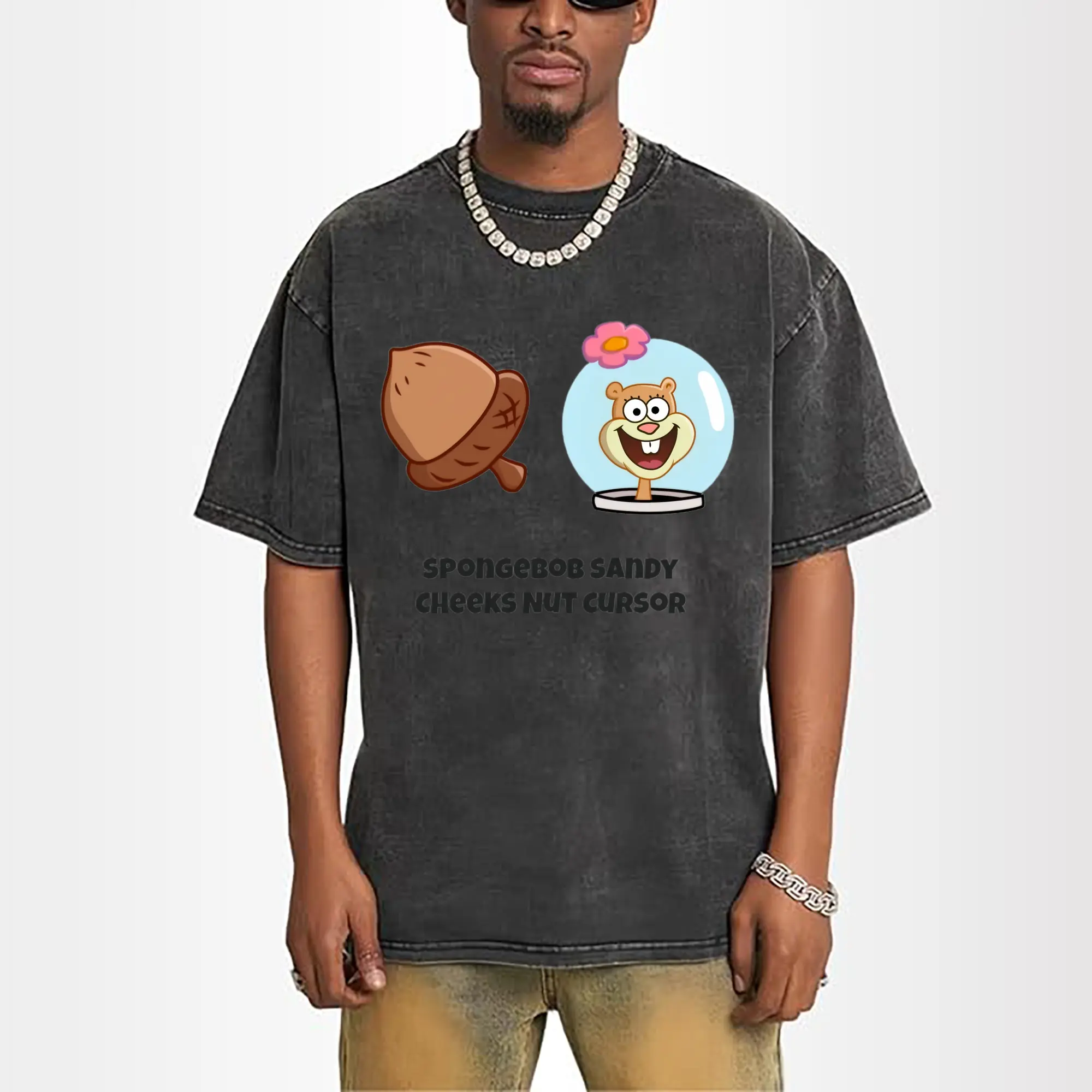 SpongeBob Sandy Cheeks nut cursor t-shirt
