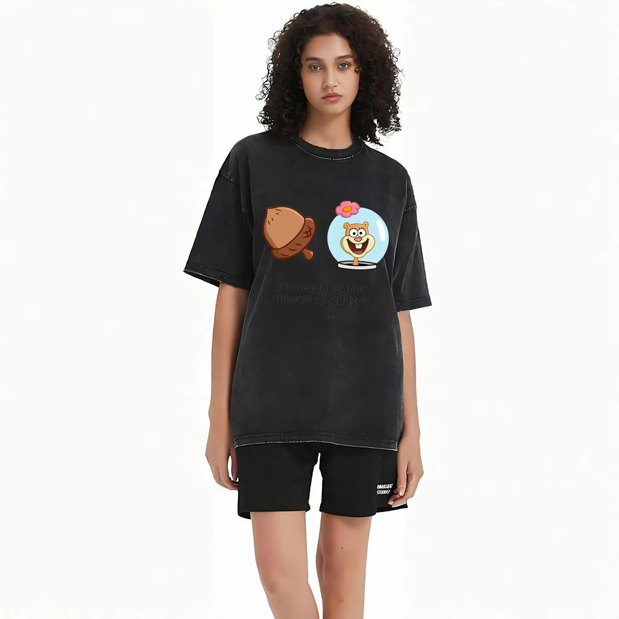 SpongeBob Sandy Cheeks nut cursor t-shirt