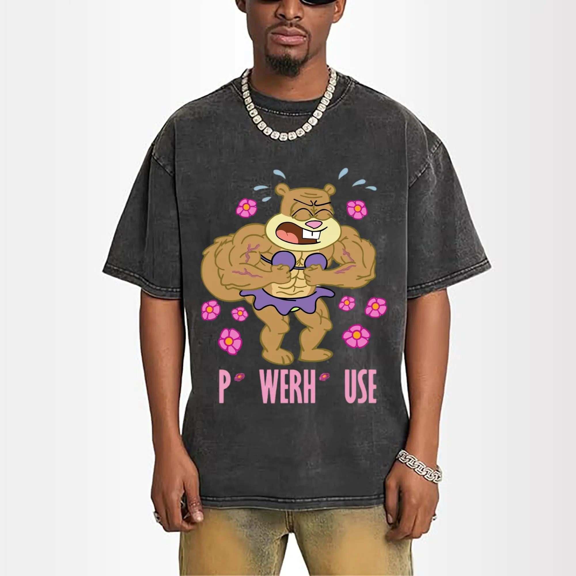 SpongeBob Sandy Cheeks show power Graphic Tee