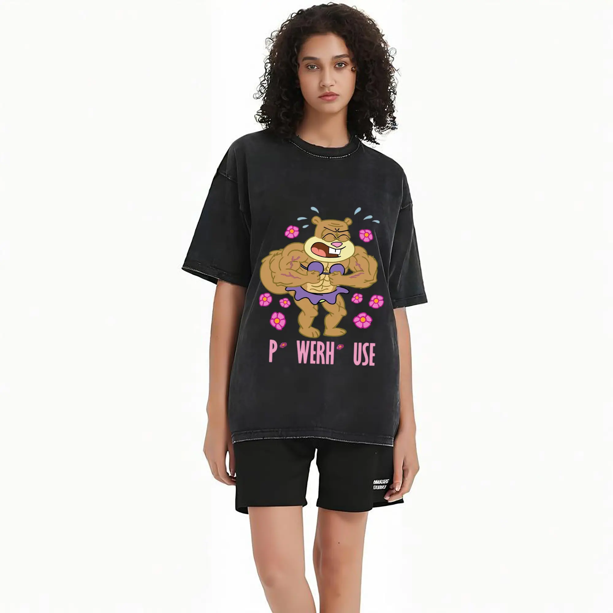 SpongeBob Sandy Cheeks show power Graphic Tee