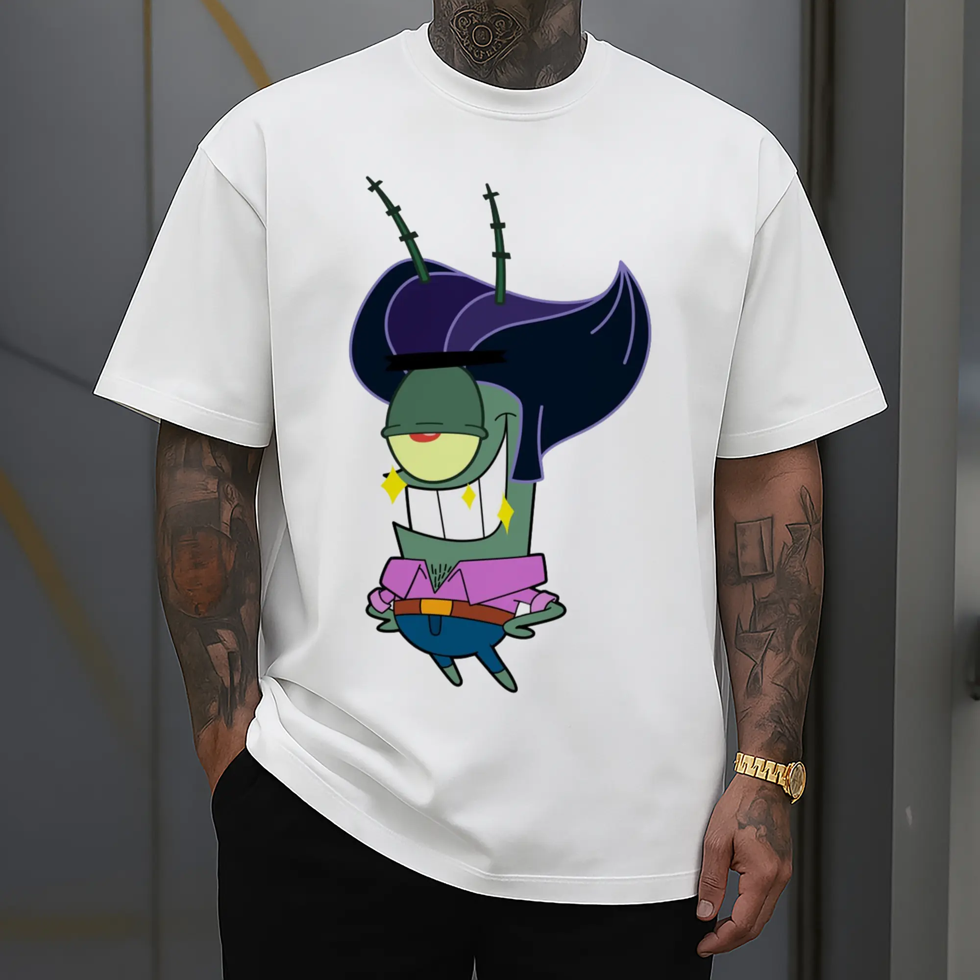 Sheldon J. PlanktonThe Play Elvis Presley shirt