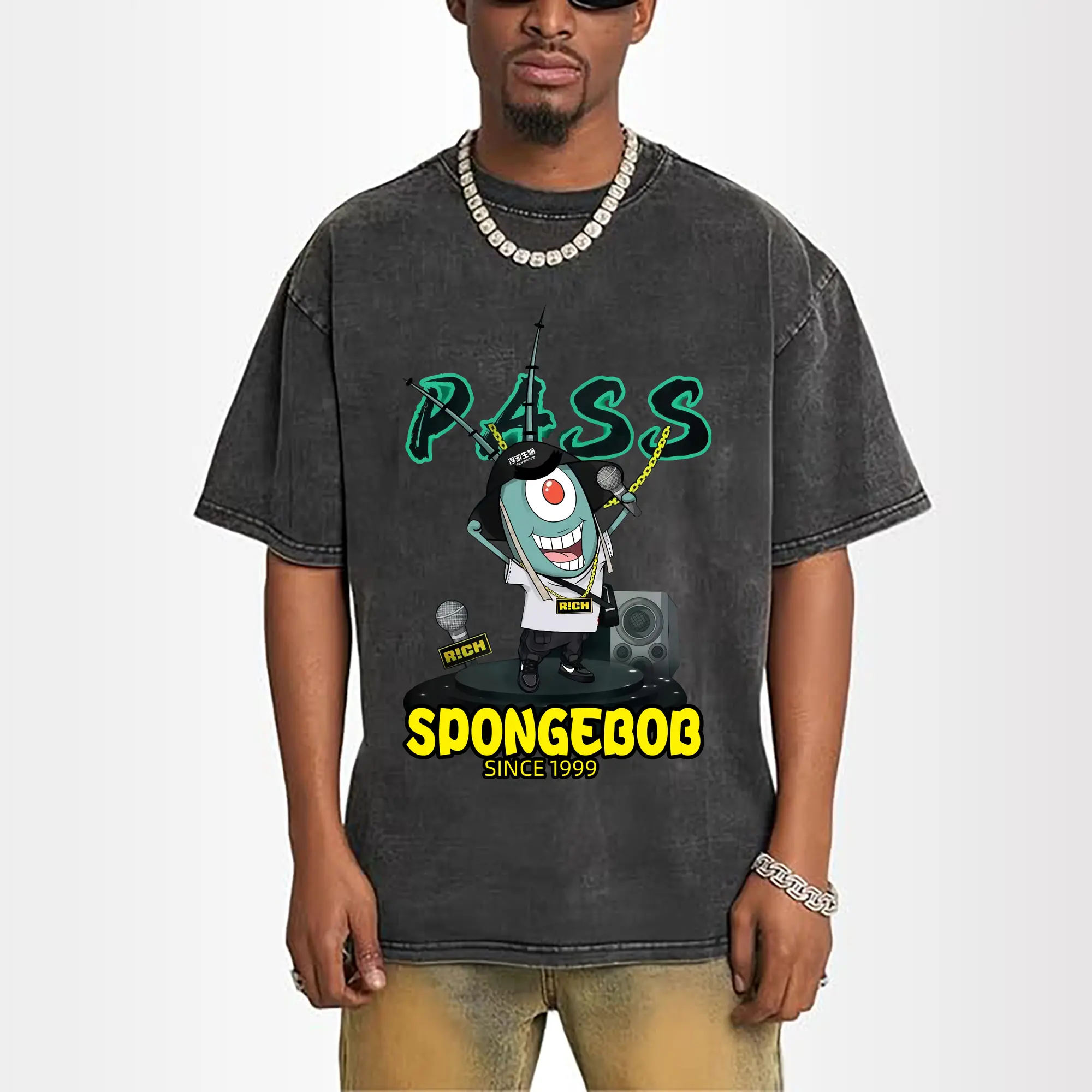 Sheldon J. Plankton hip hop shirt