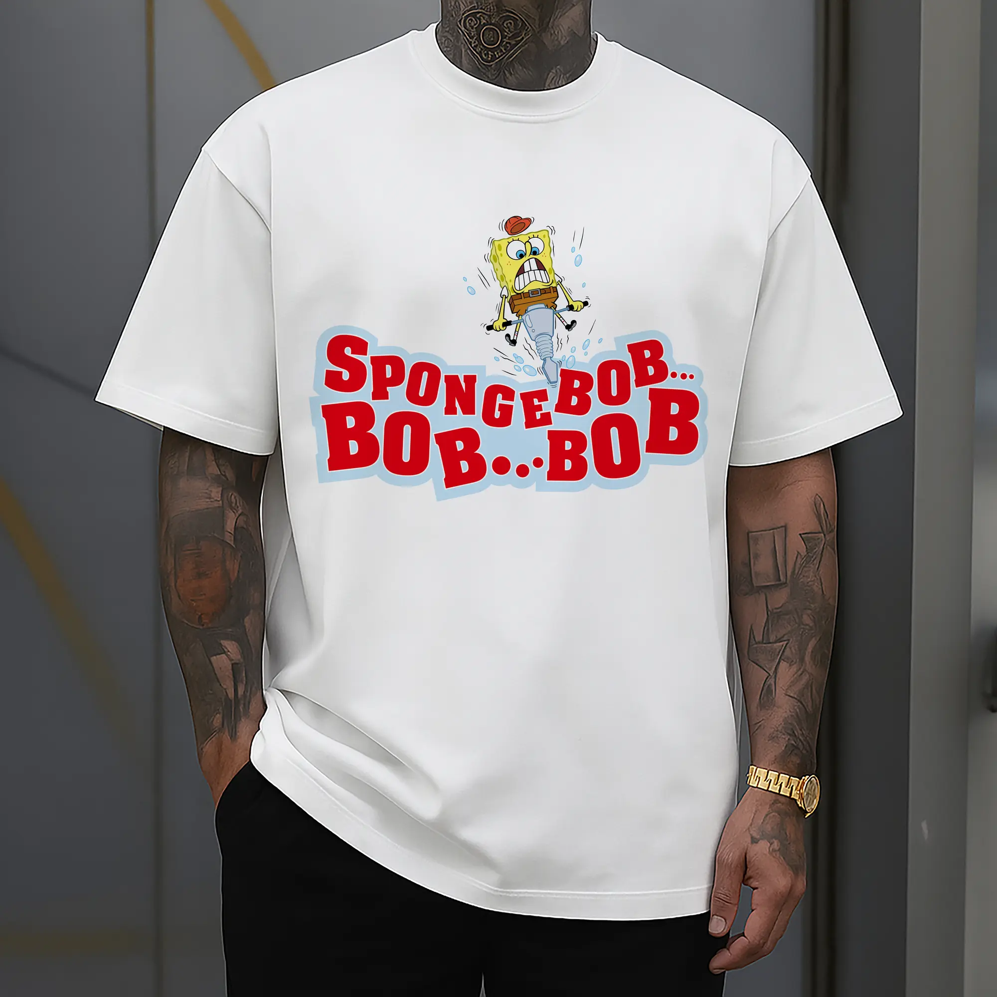 spongebob squarepants BOB BOB graphic t-shirt