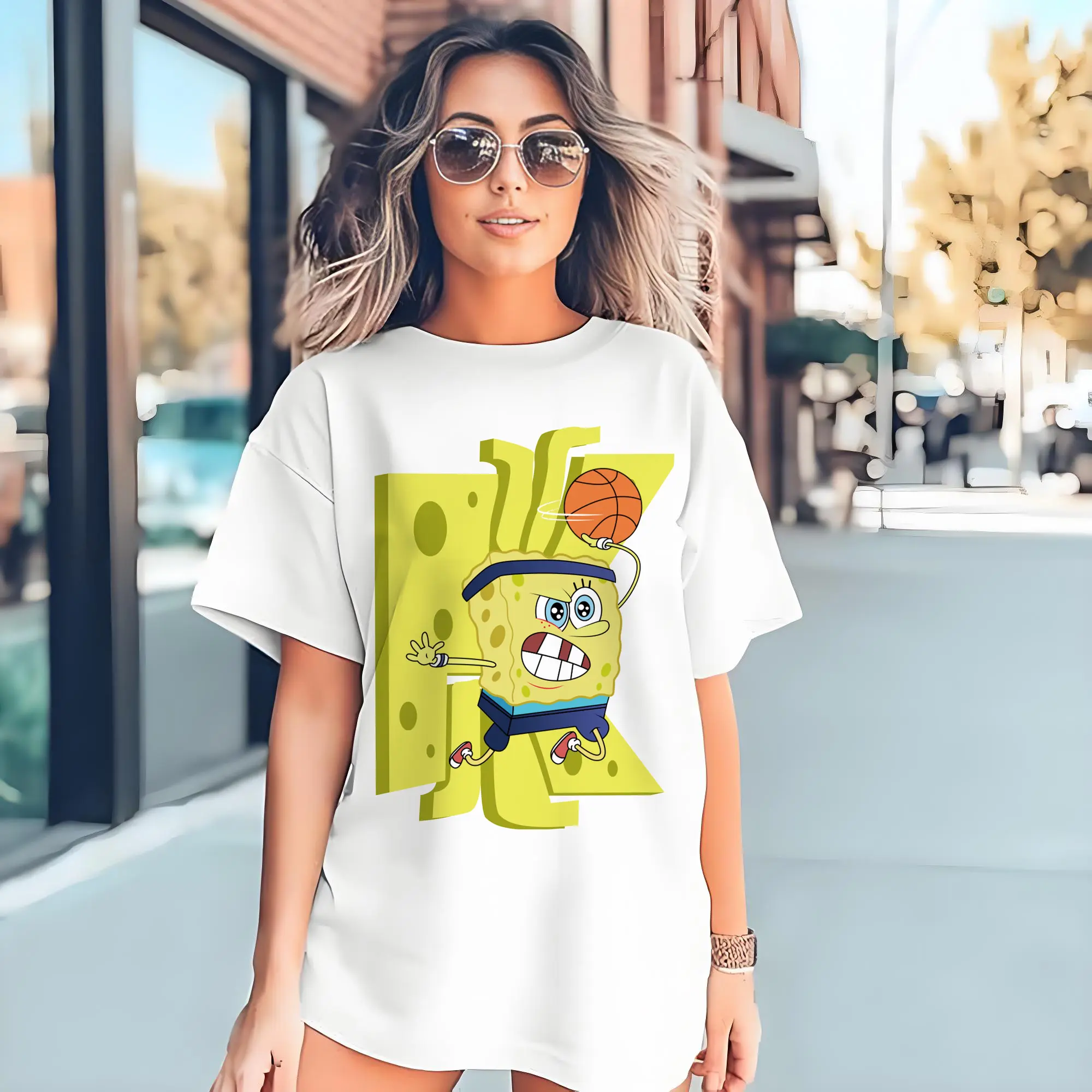 spongebob squarepants dank！graphic t-shirt