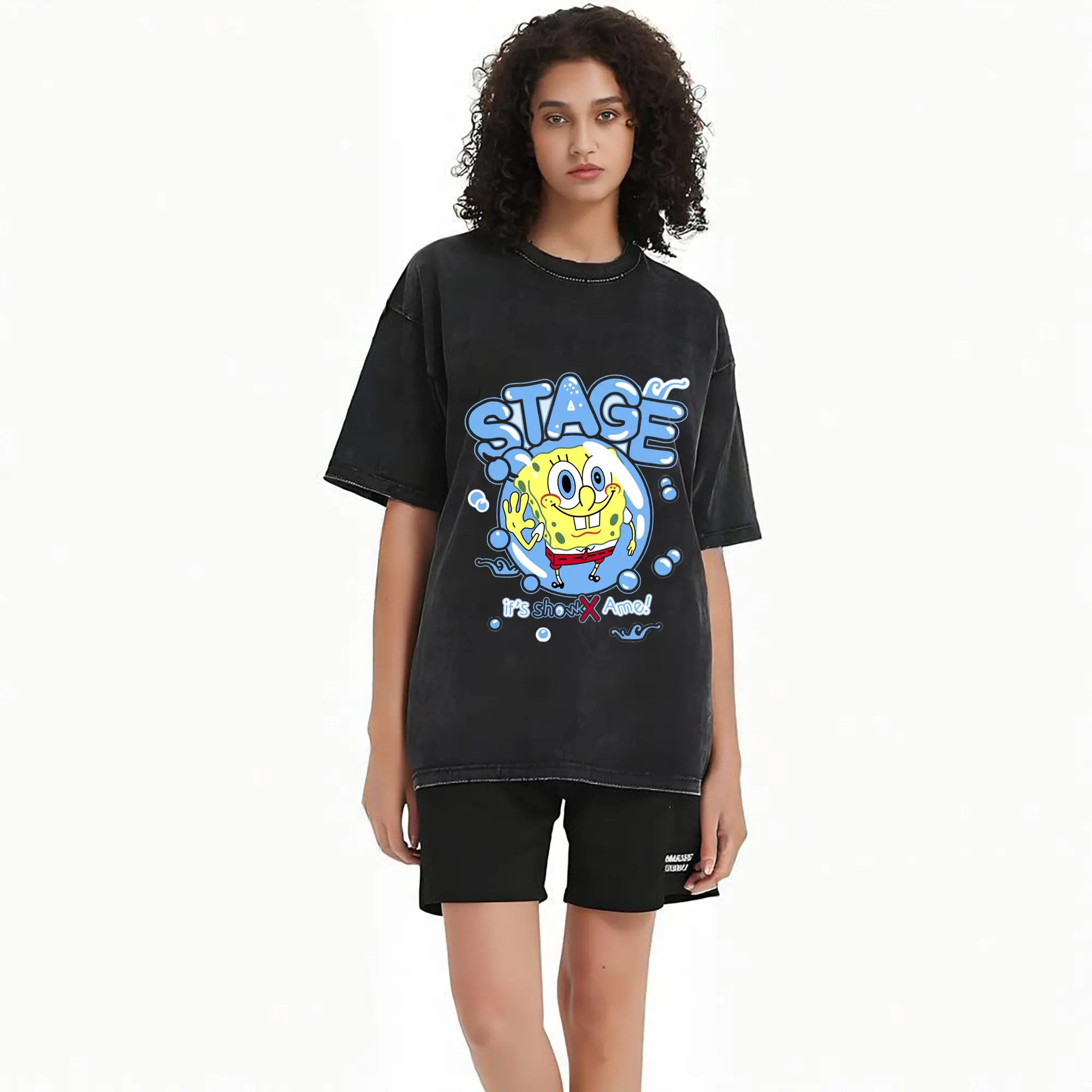 spongebob squarepants ‘if show me ’graphic t-shirt