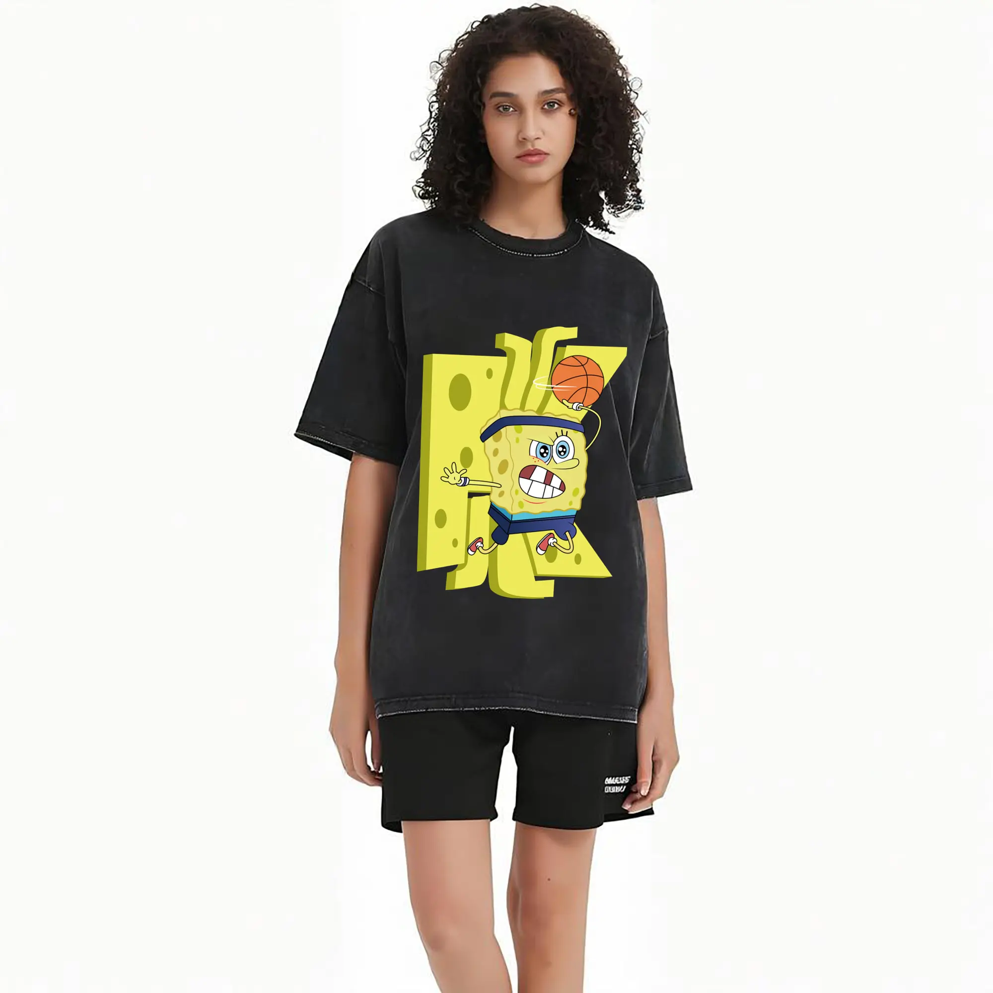spongebob squarepants dank！graphic t-shirt