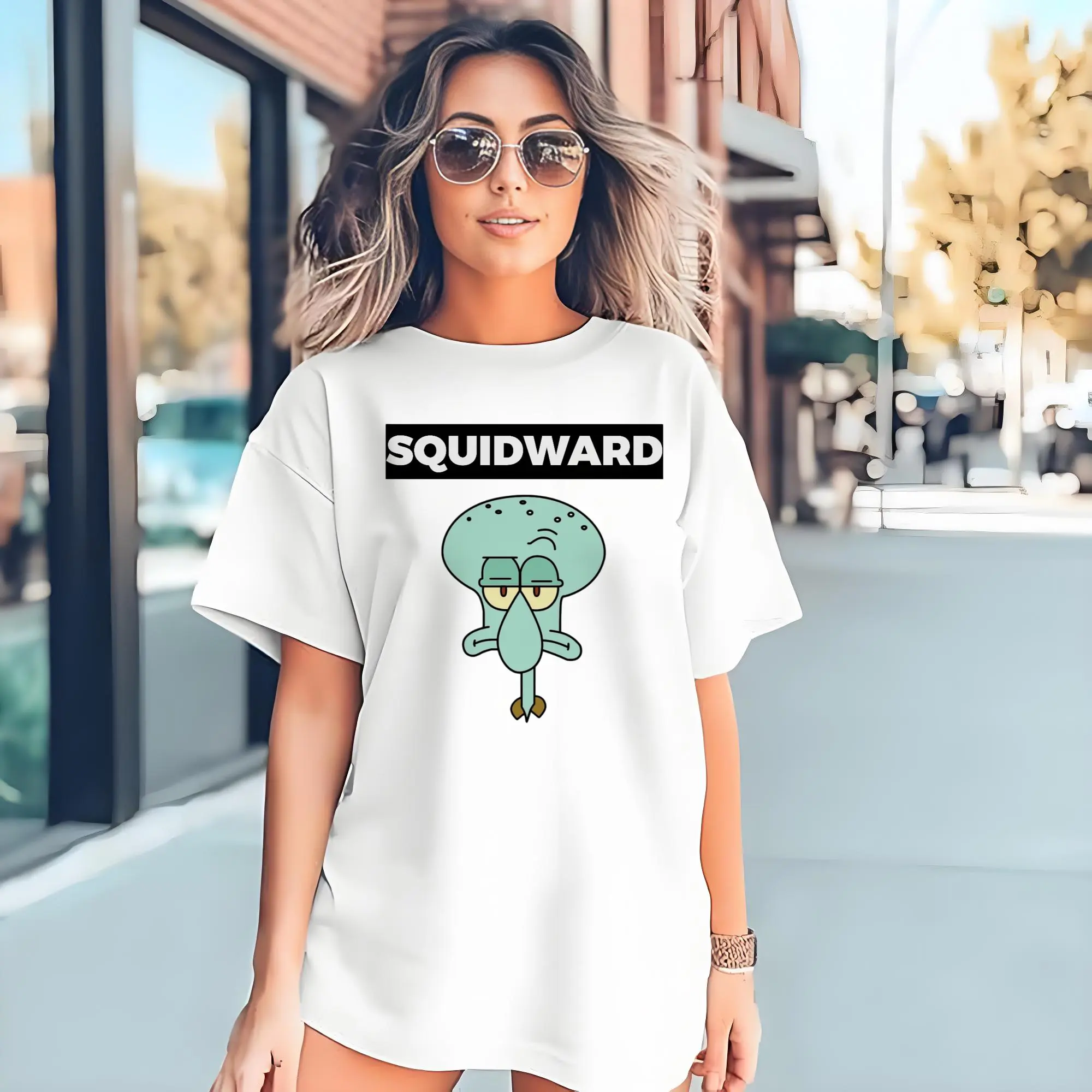 Men's Squidward Tentacles Short Sleeve T-Shirt