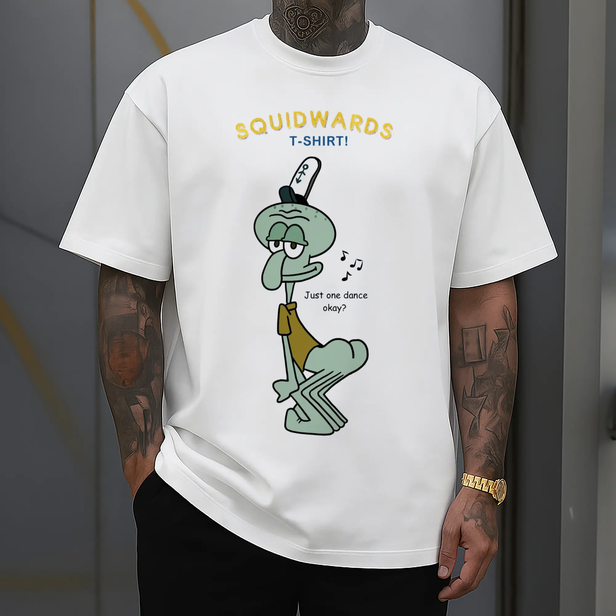 Spongebob Squidward just one dance okey Graphic T-Shirt