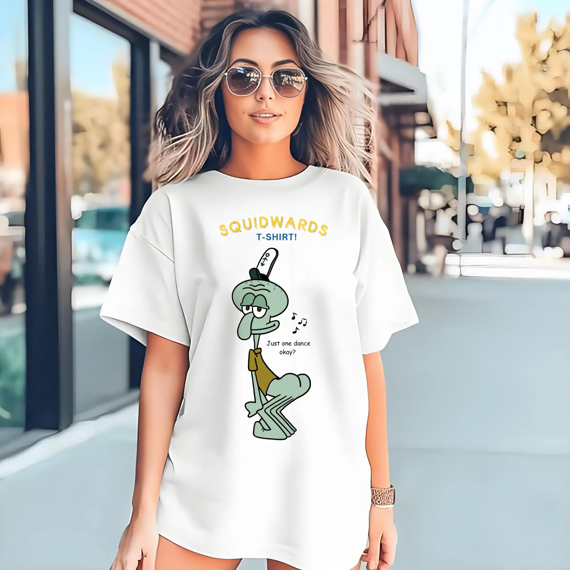 Spongebob Squidward just one dance okey Graphic T-Shirt
