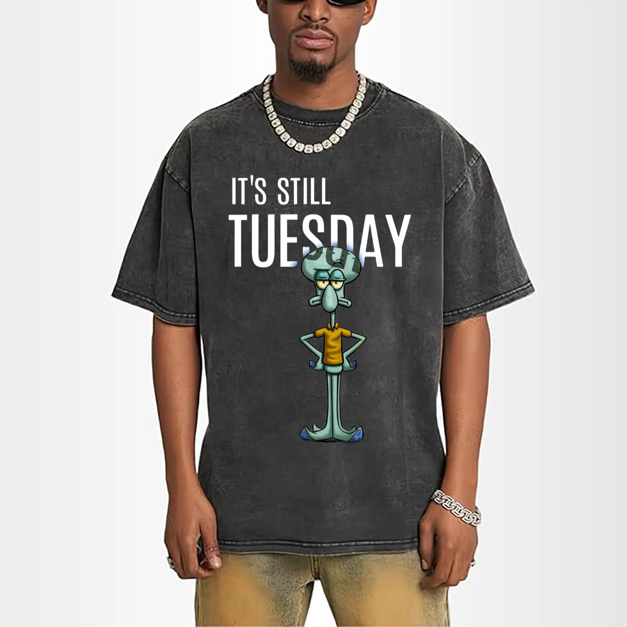 Spongebob Squidward It's still tuesday t-shirt
