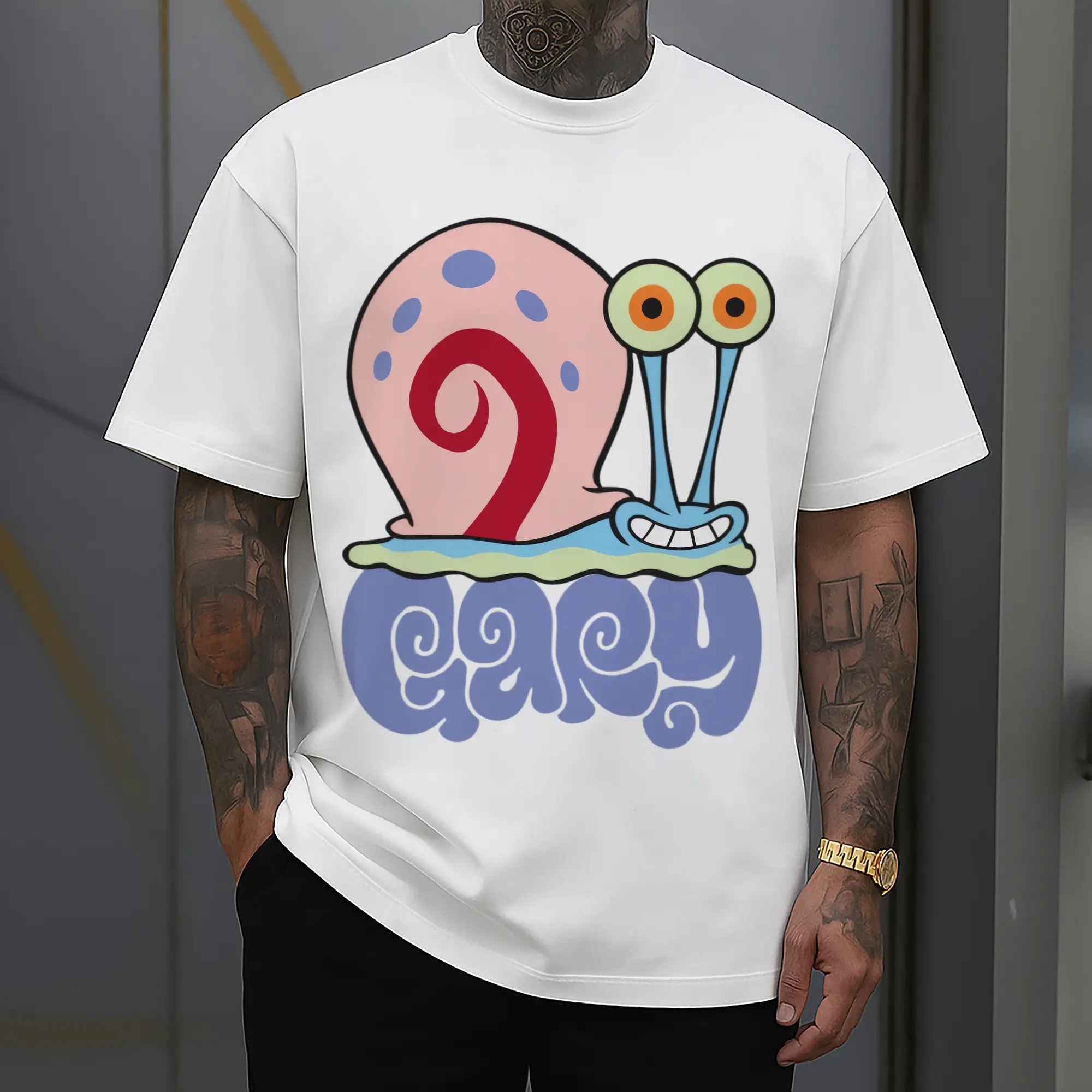 Gary the Snail smile Graphic Tee