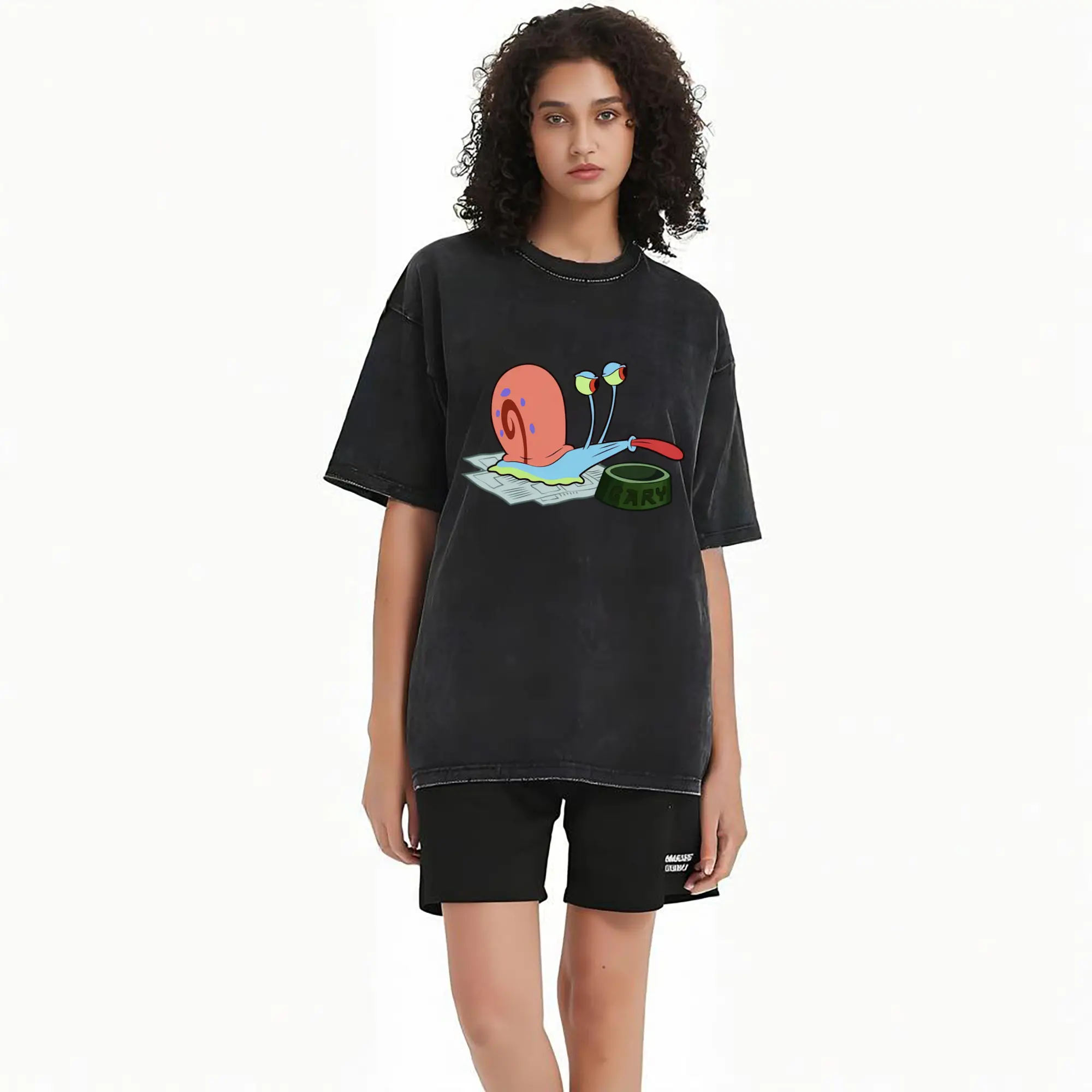 SpongeBob SquarePants Gary the Snail smile Graphic   Tee