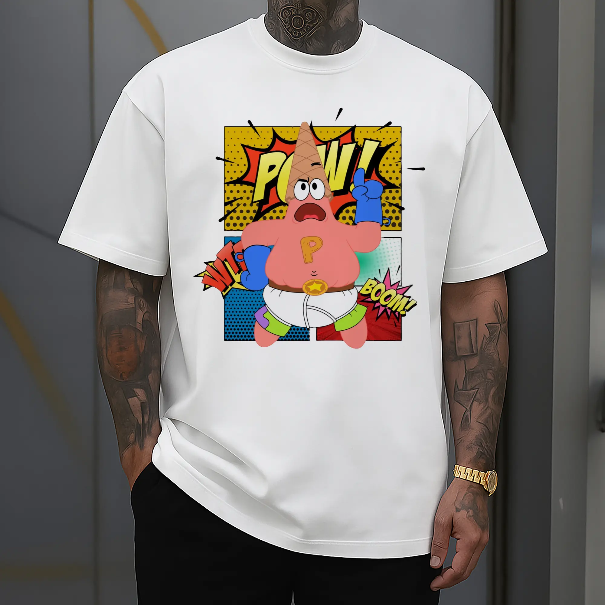 spongebob  super Patrick Star  Graphic Tee