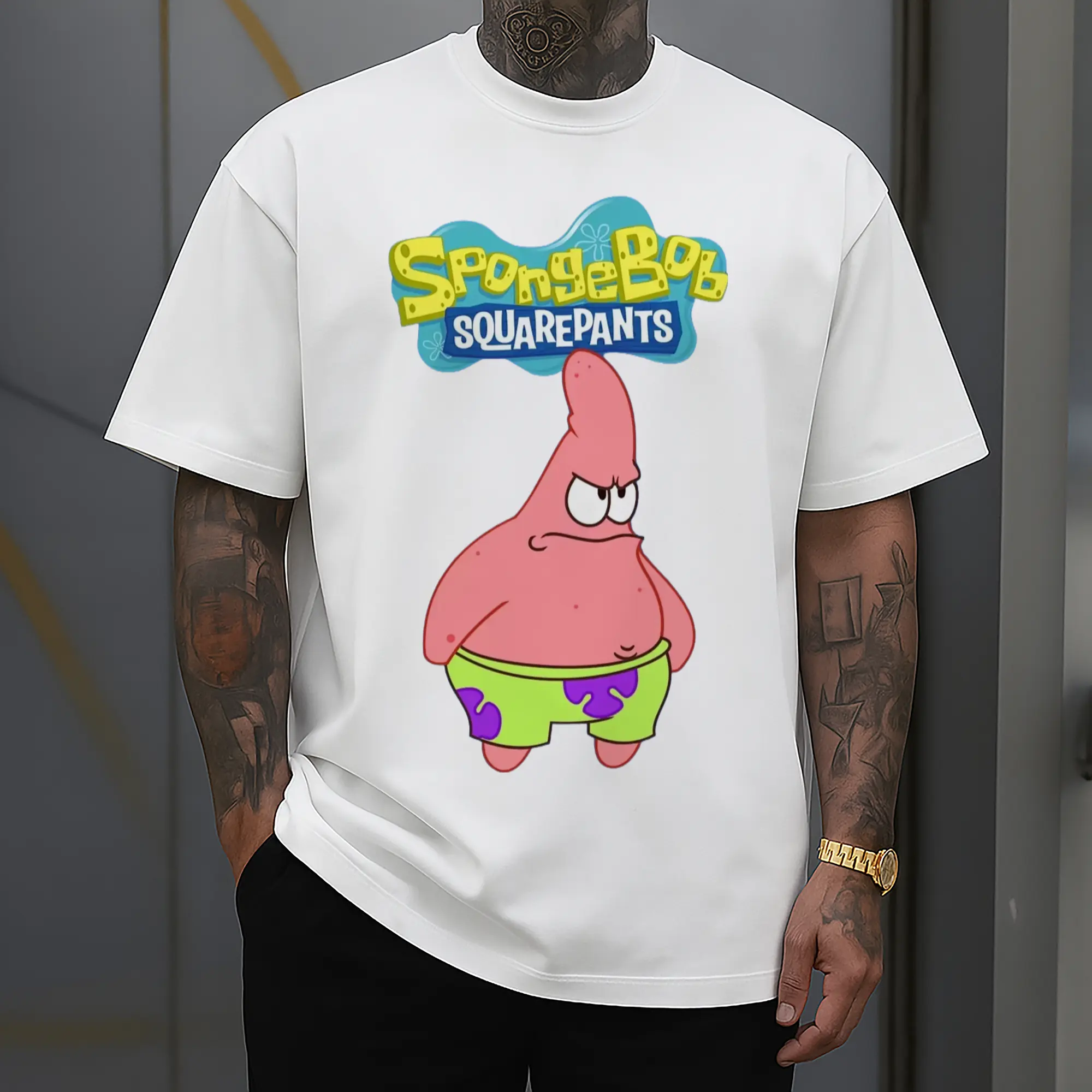 Patrick Star angry Graphic T-Shirt