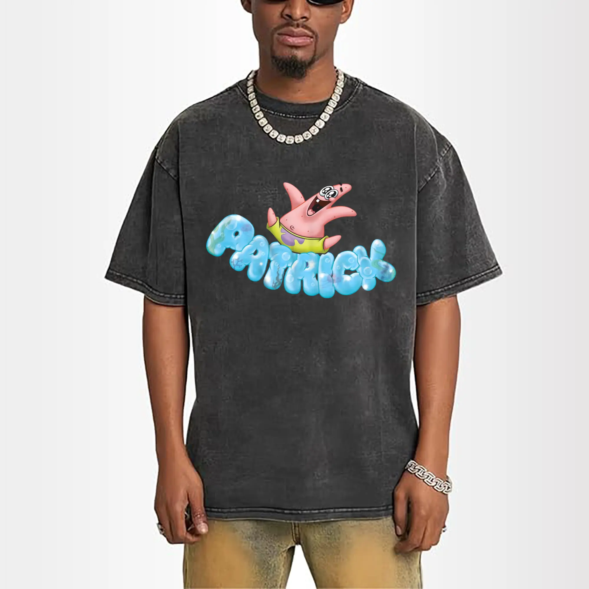 spongebob  super Patrick happy Graphic Tee