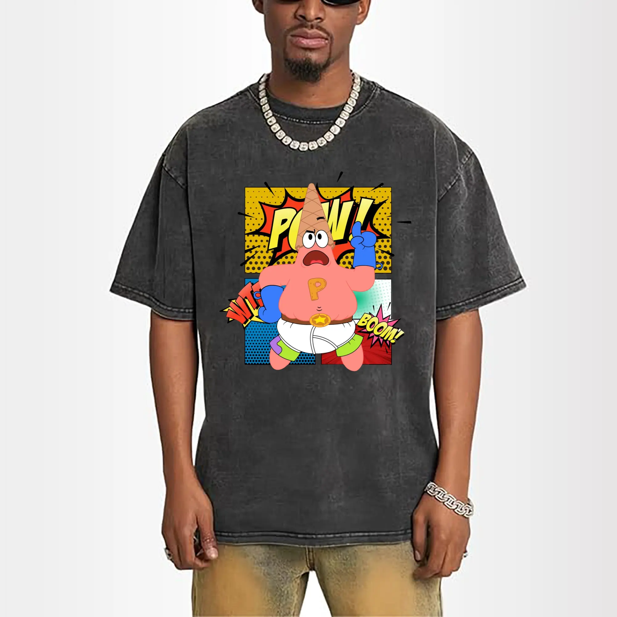 spongebob  super Patrick Star  Graphic Tee
