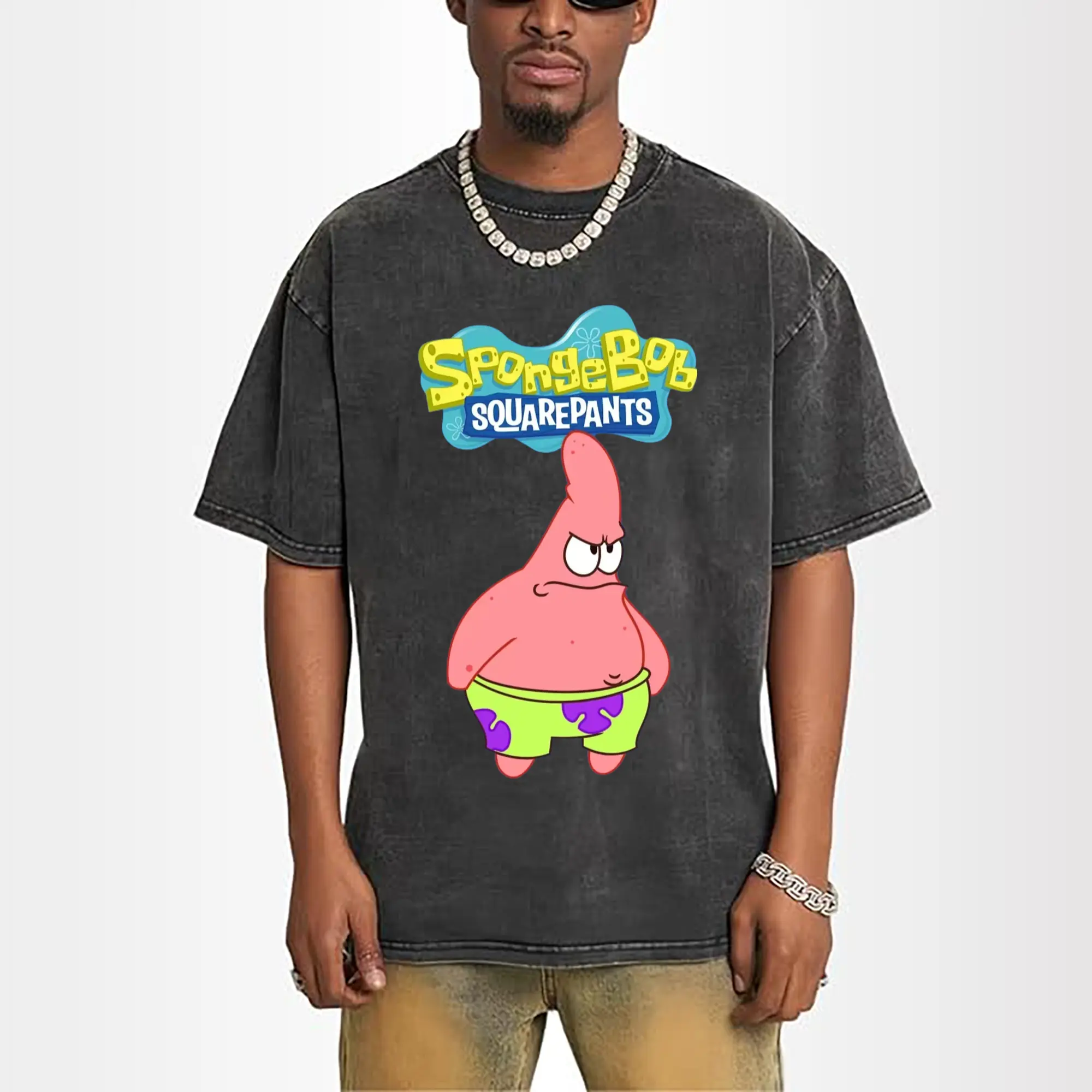 Patrick Star angry Graphic T-Shirt