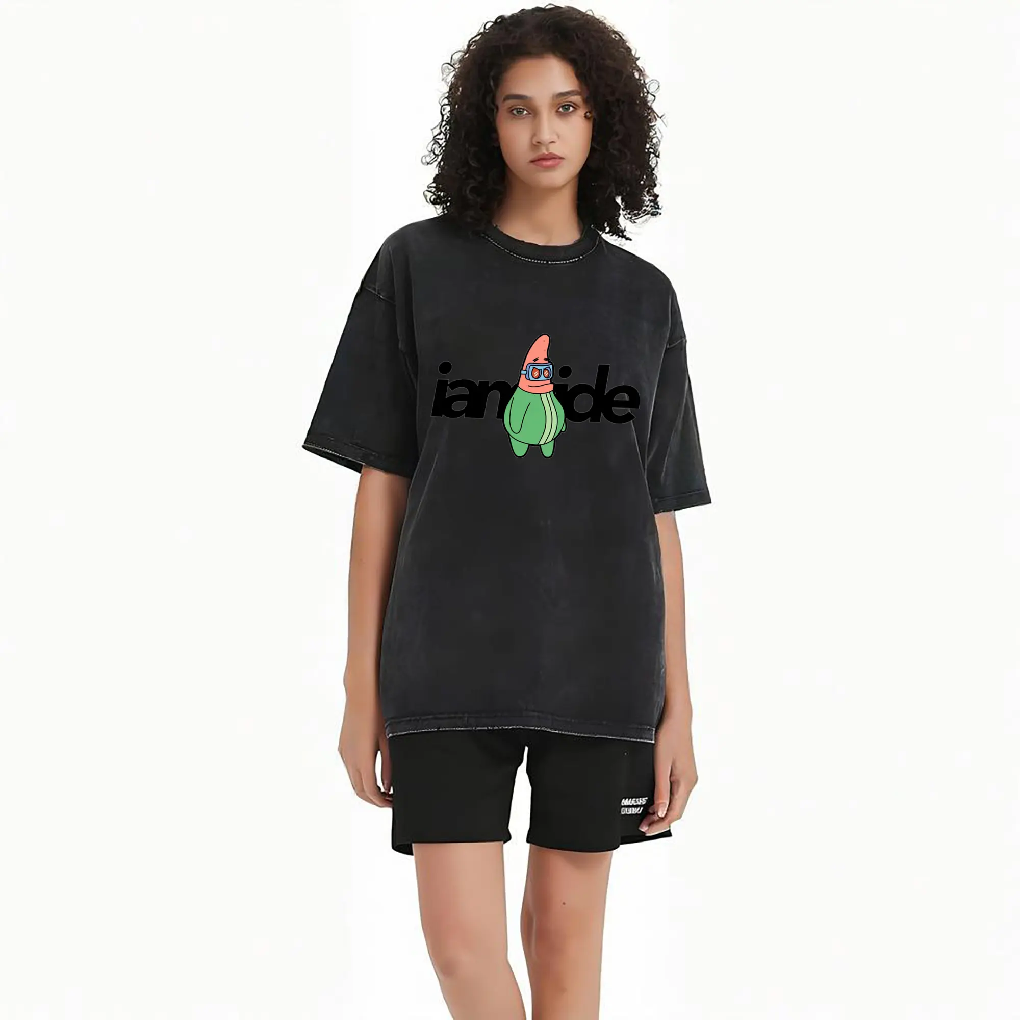 spongebob Patrick Star angry Graphic Tee