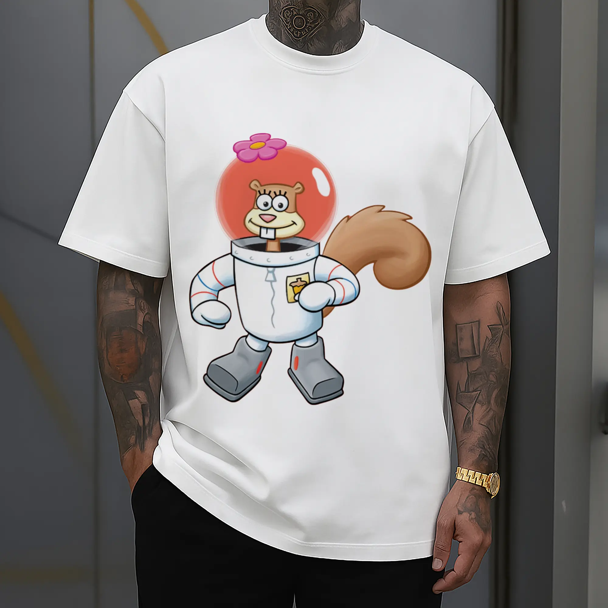 SpongeBob Sandy Cheeks cartoon t-shirt