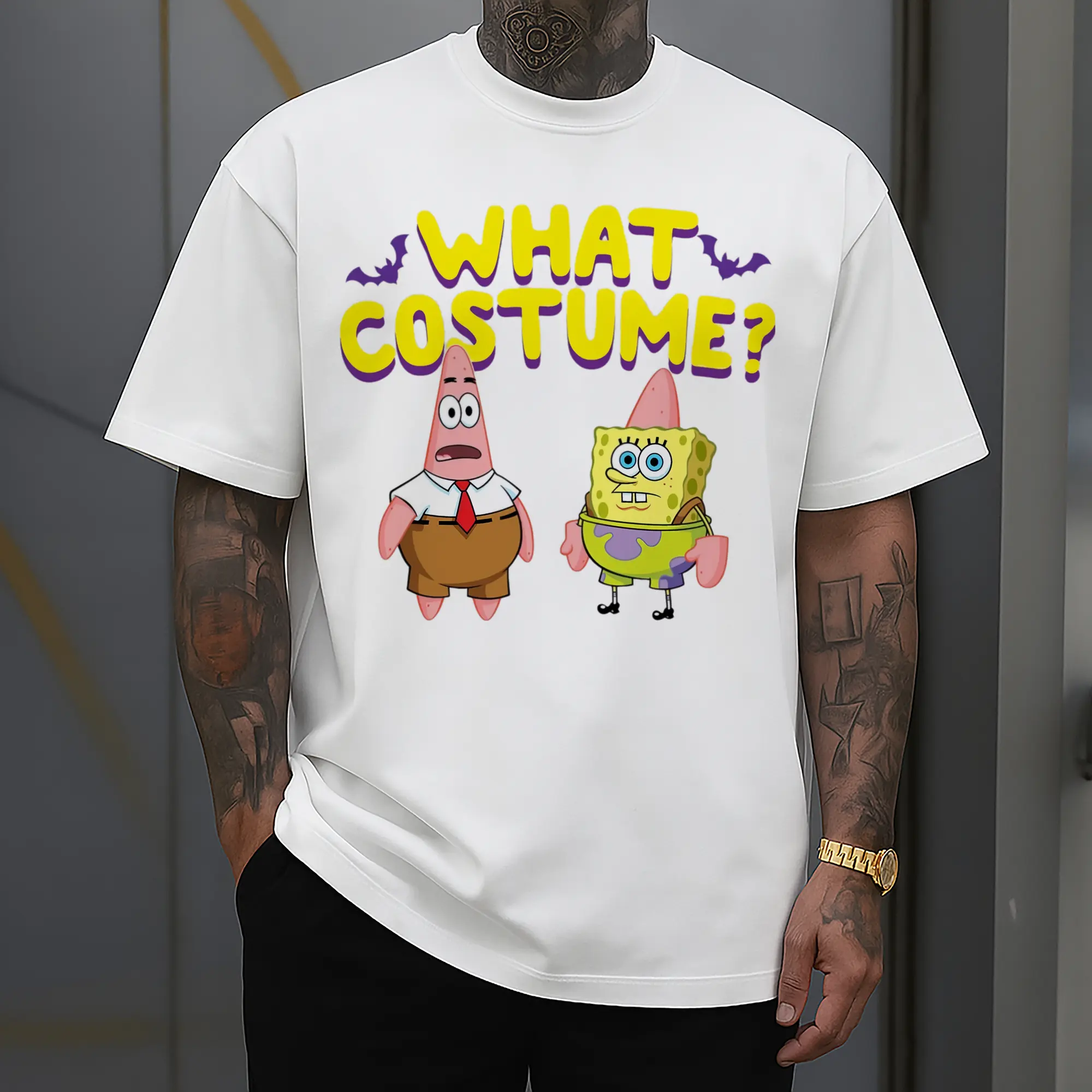 spongebob squarepants and Patrick Star what  costume t-shirt