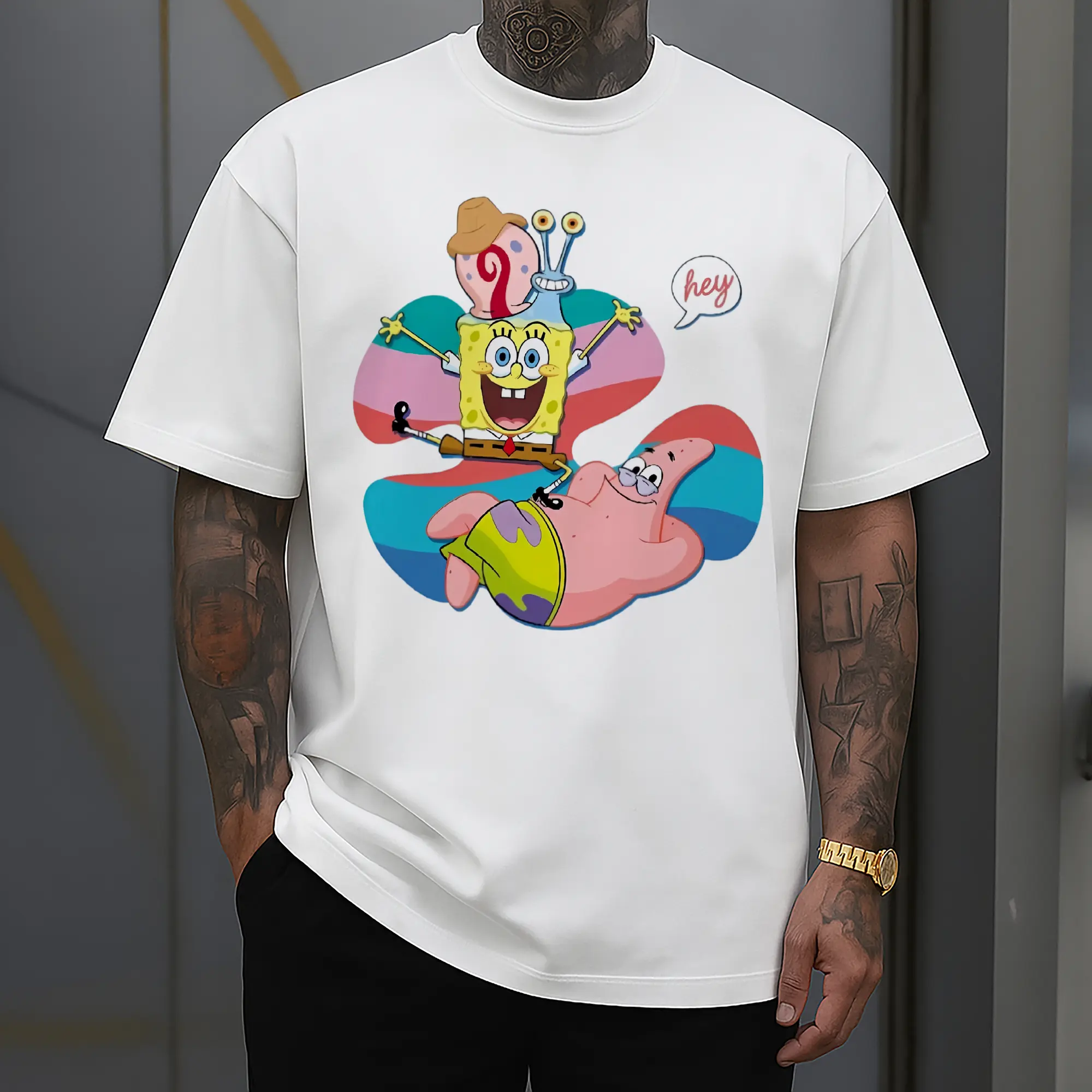 spongebob squarepants and Patrick Star,Gary the Snail t-shirt