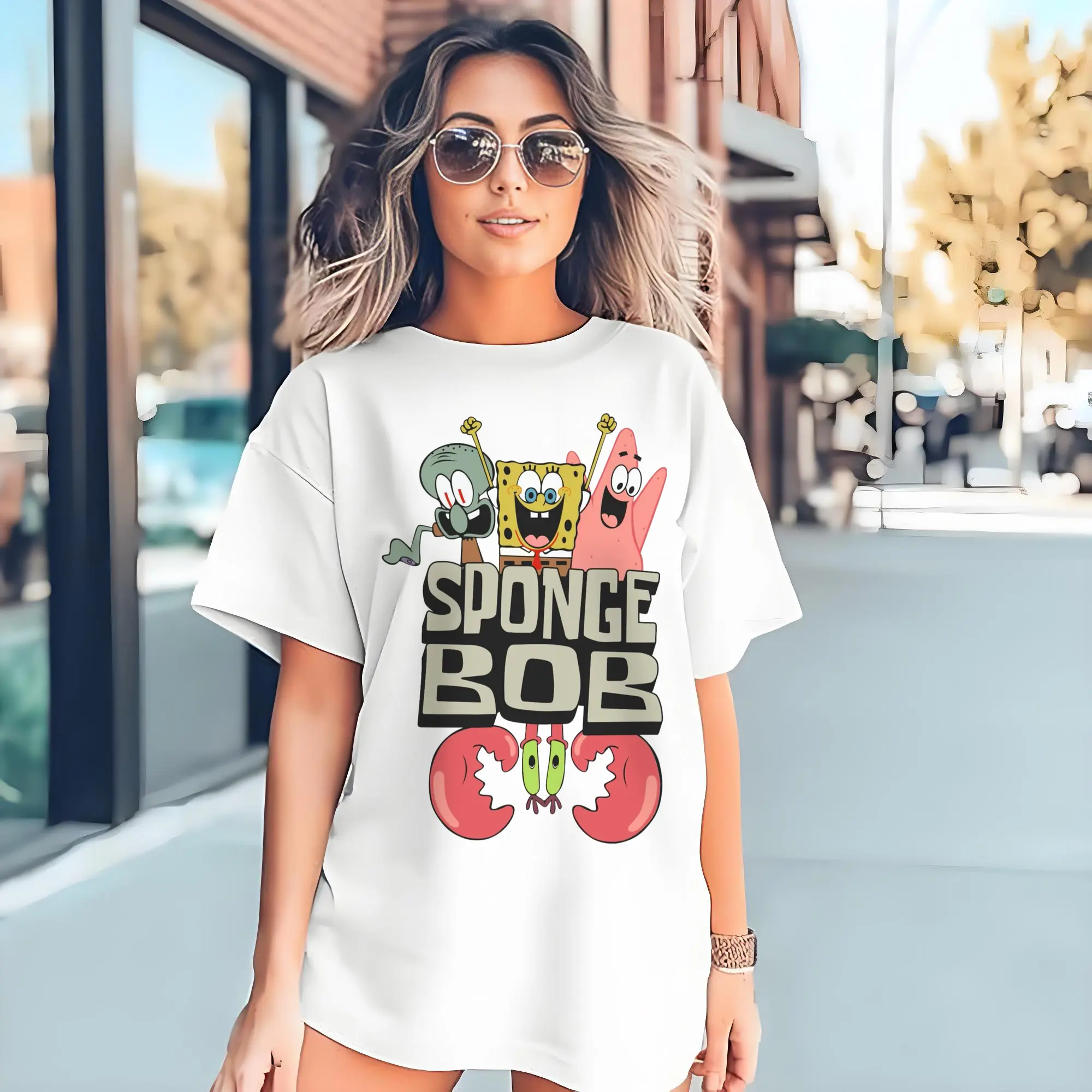 man spongebob squarepants  t-shirt