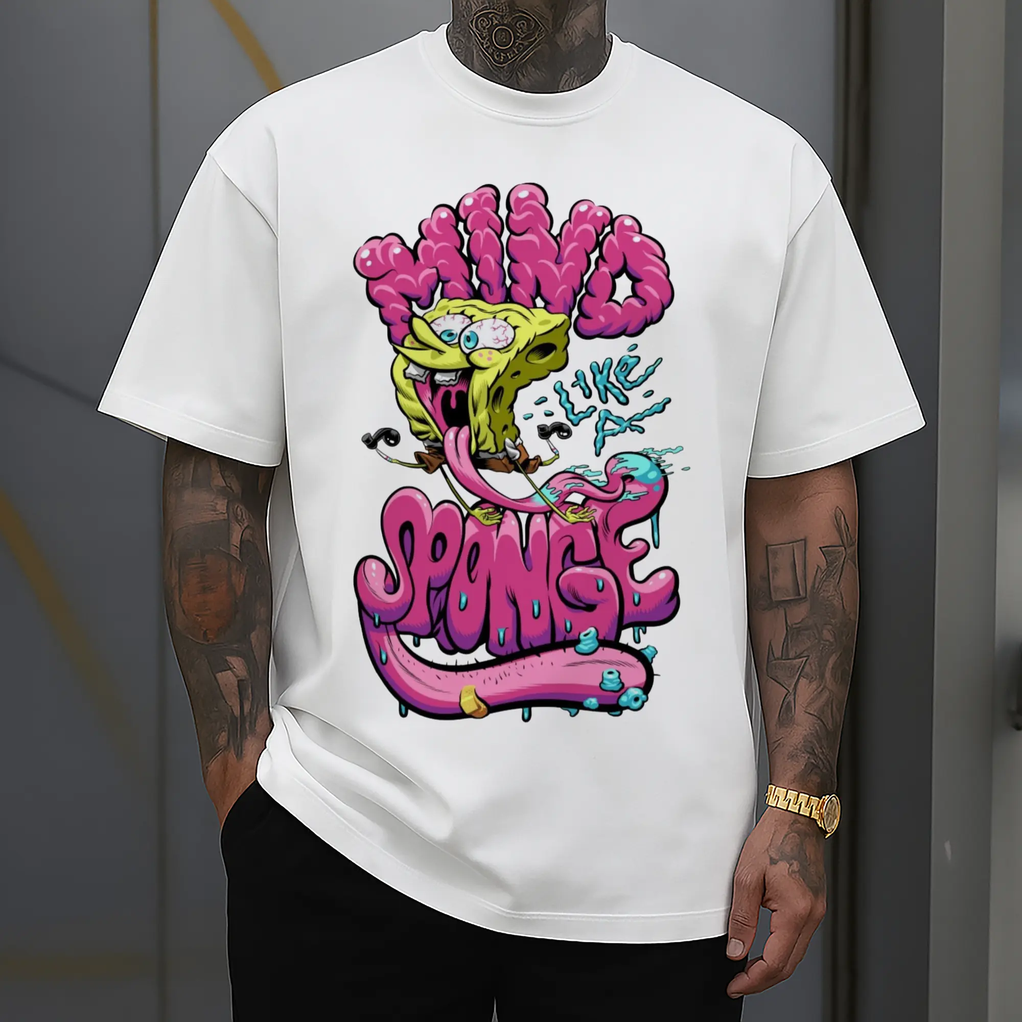 spongebob squarepants and Patrick Star super art tee