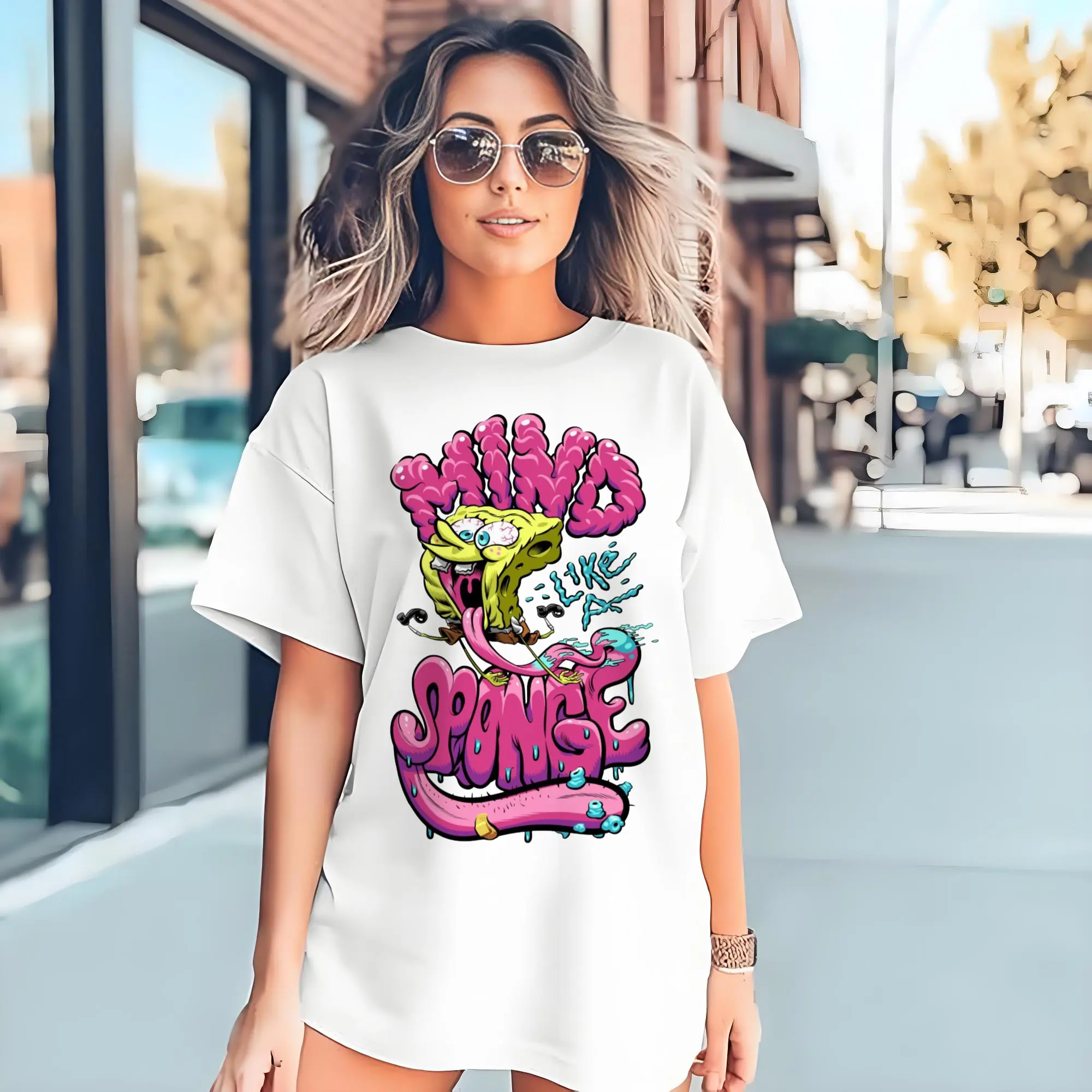 spongebob squarepants and Patrick Star super art tee