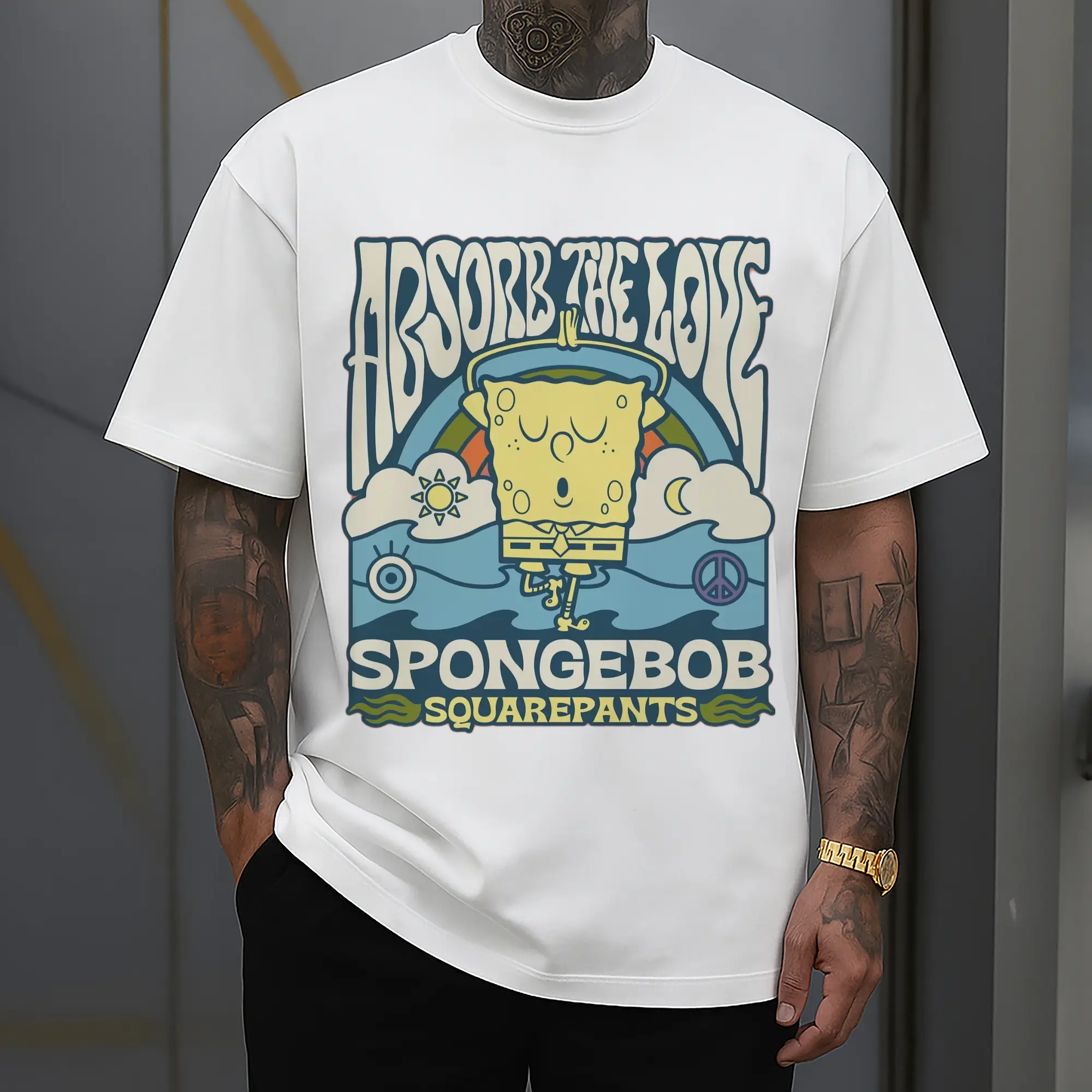 spongebob squarepants Retro art tee