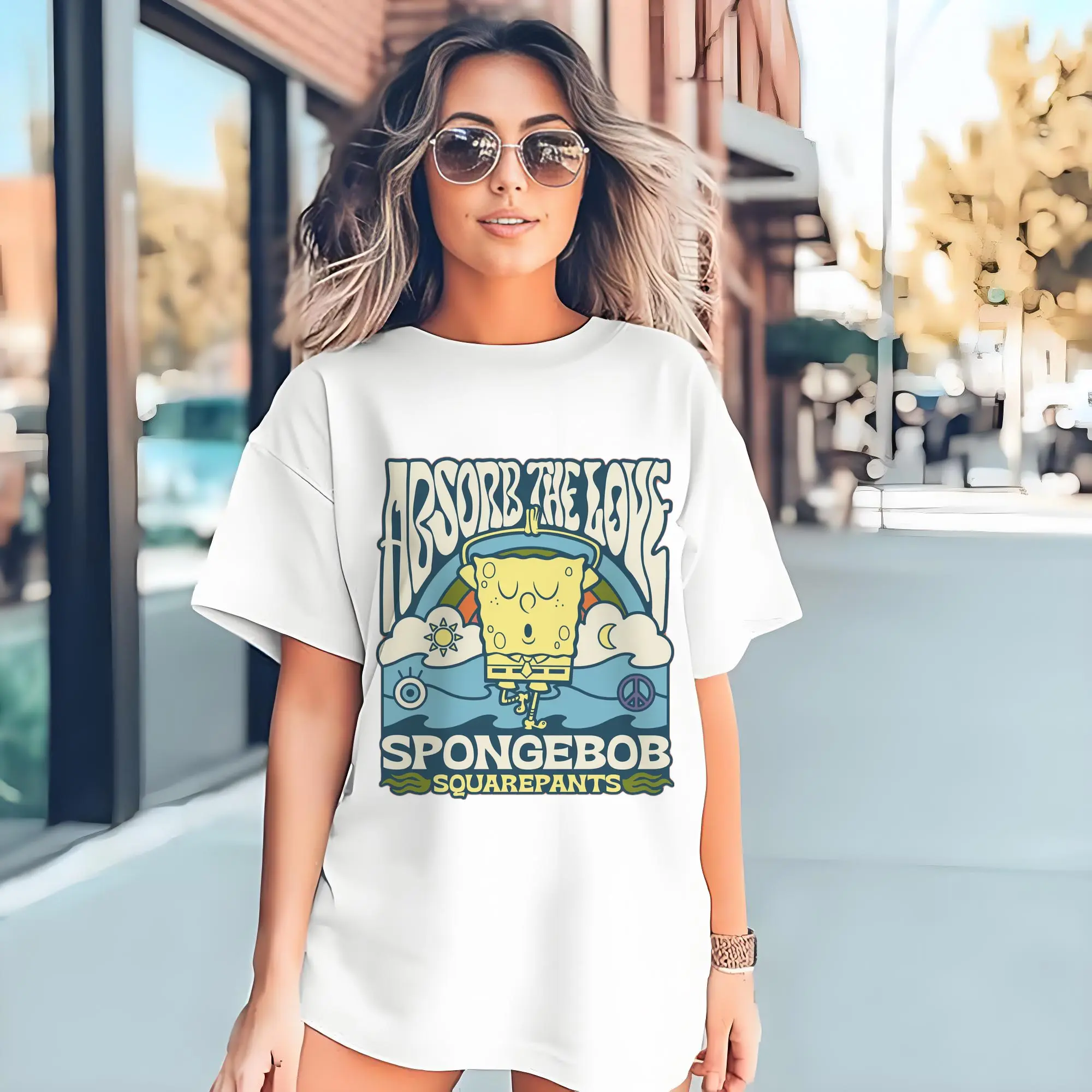 spongebob squarepants Retro art tee