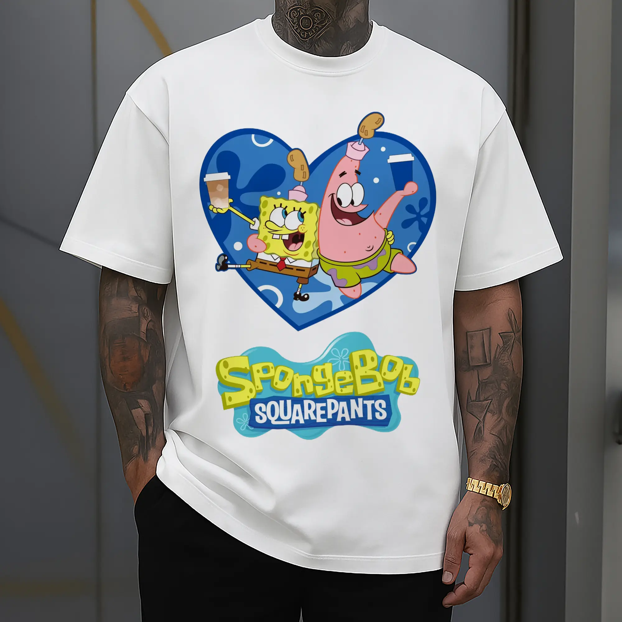 spongebob squarepants and Patrick Star tee