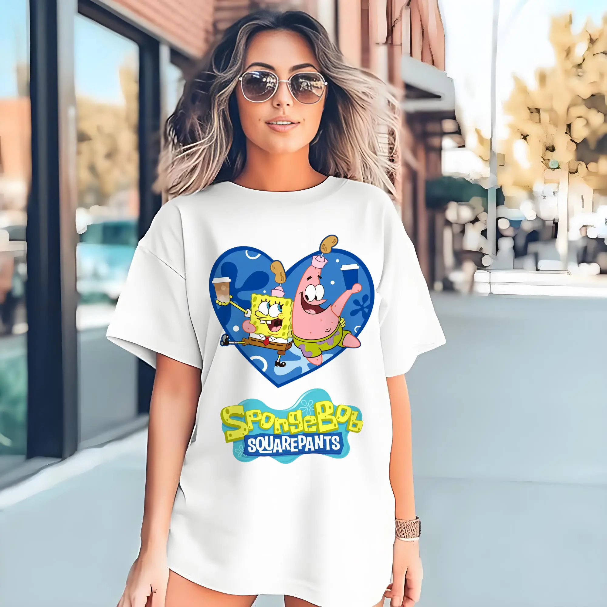 spongebob squarepants and Patrick Star tee