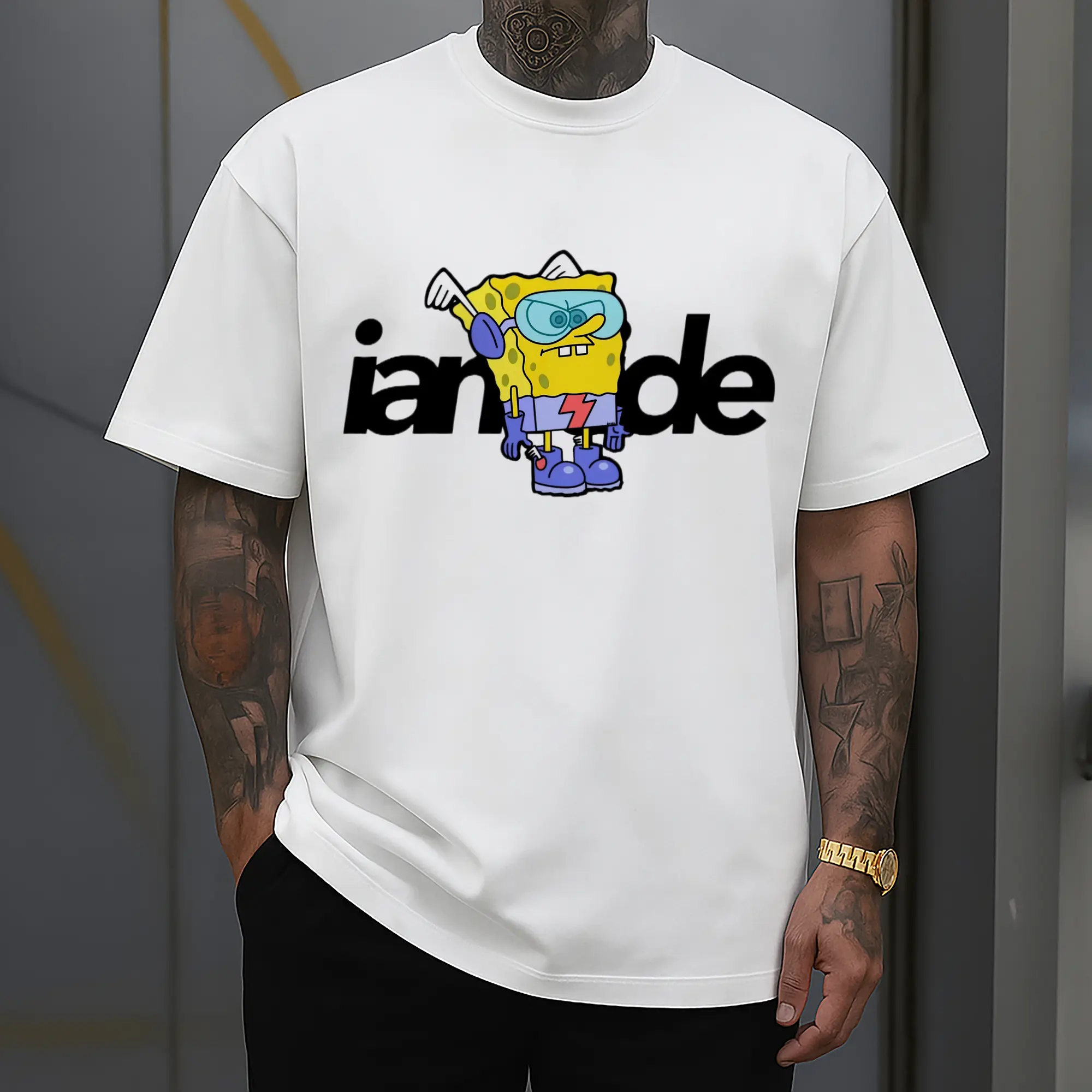 spongebob squarepants flash tee