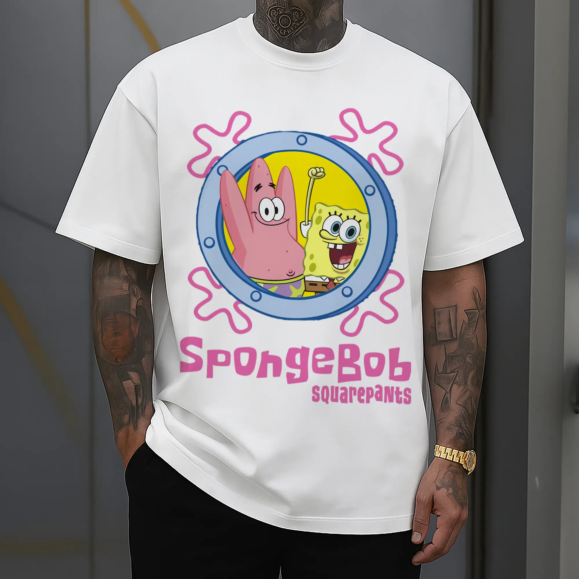 spongebob squarepants and Patrick Star t-shirt