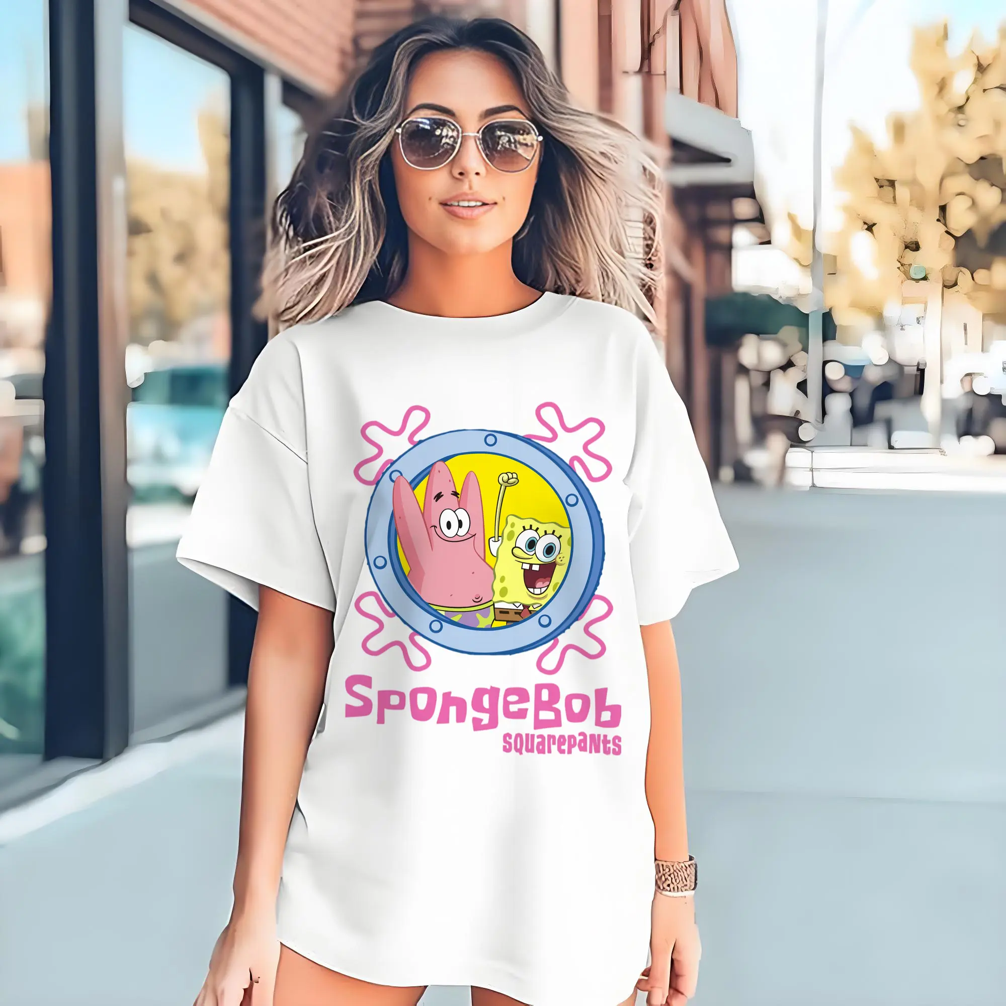 spongebob squarepants and Patrick Star t-shirt