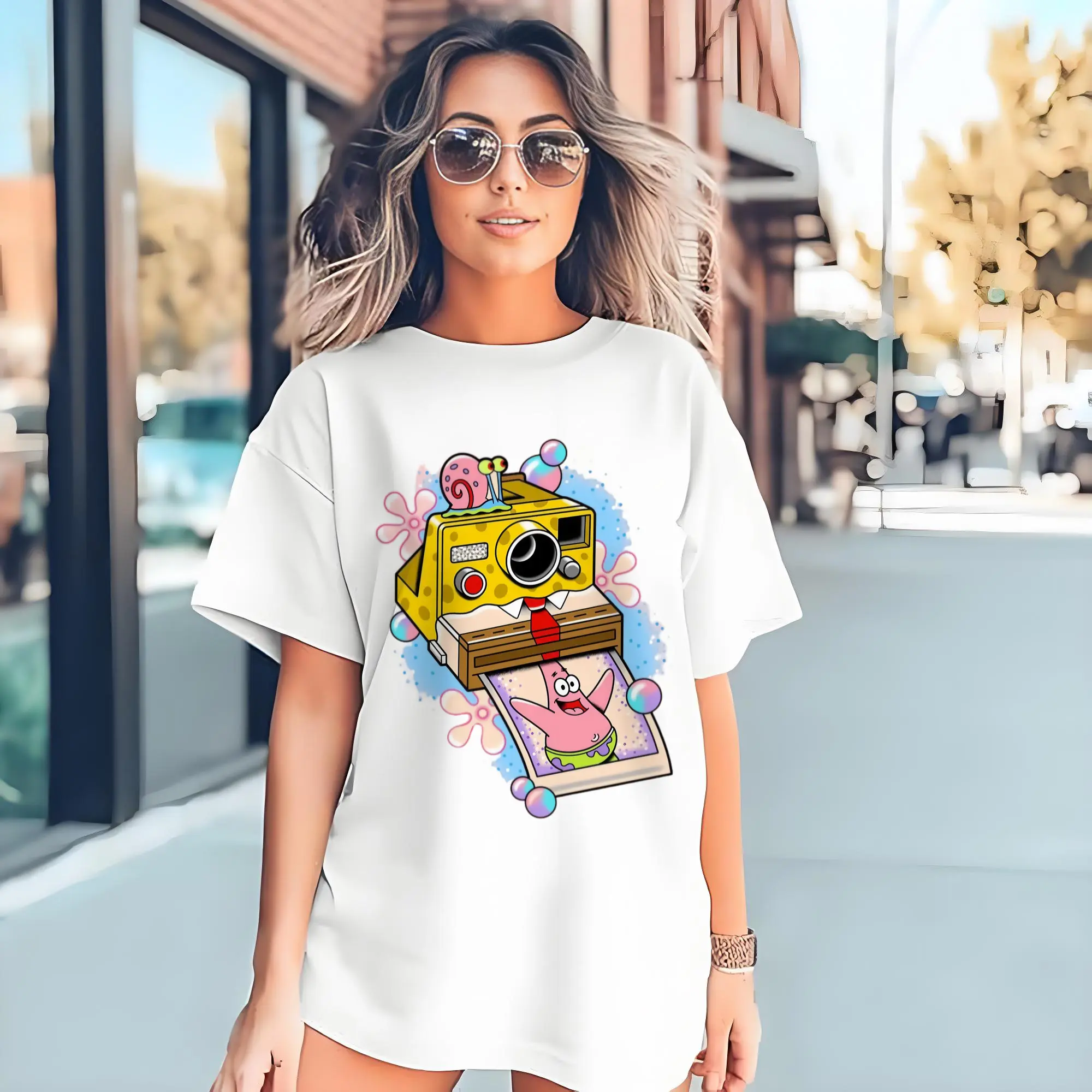 spongebob squarepants and Patrick Star photo t-shirt