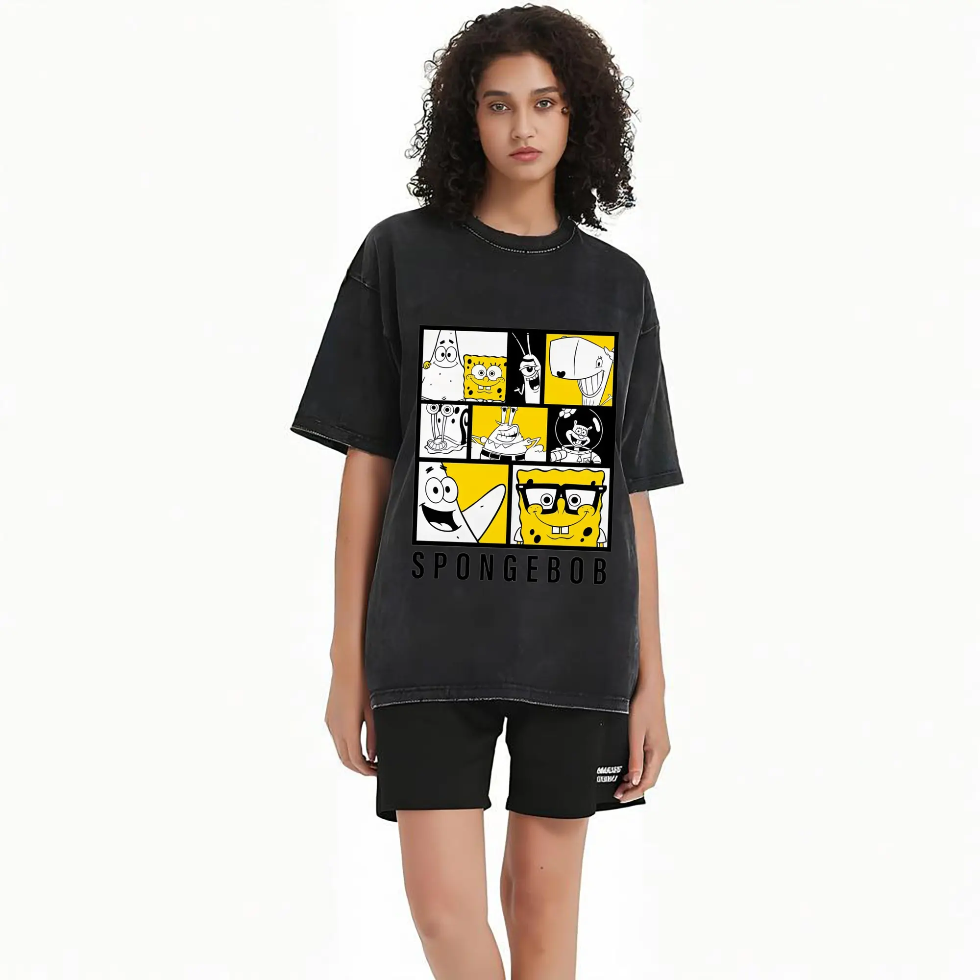 spongebob squarepants and friends drink t-shirt