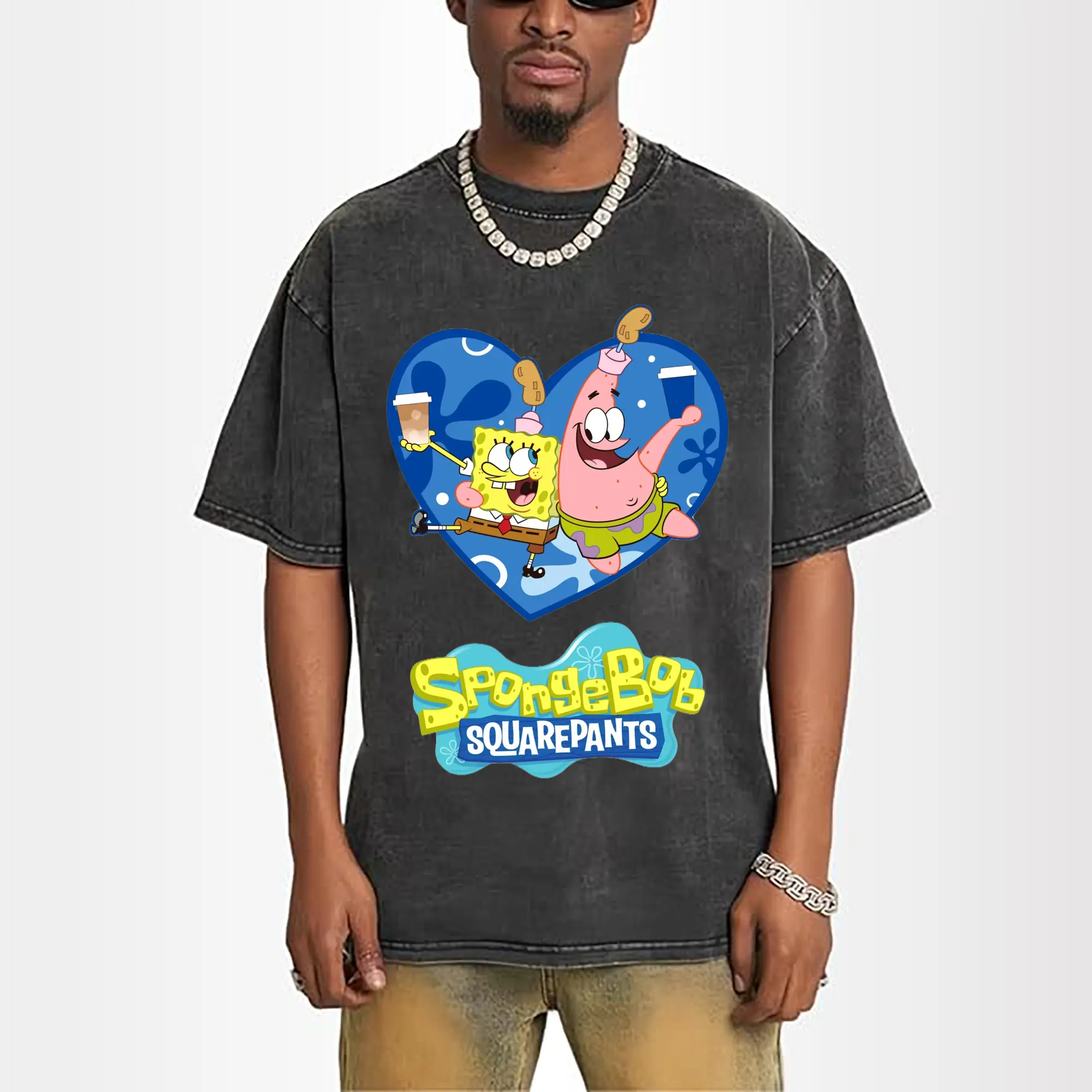 spongebob squarepants and Patrick Star tee