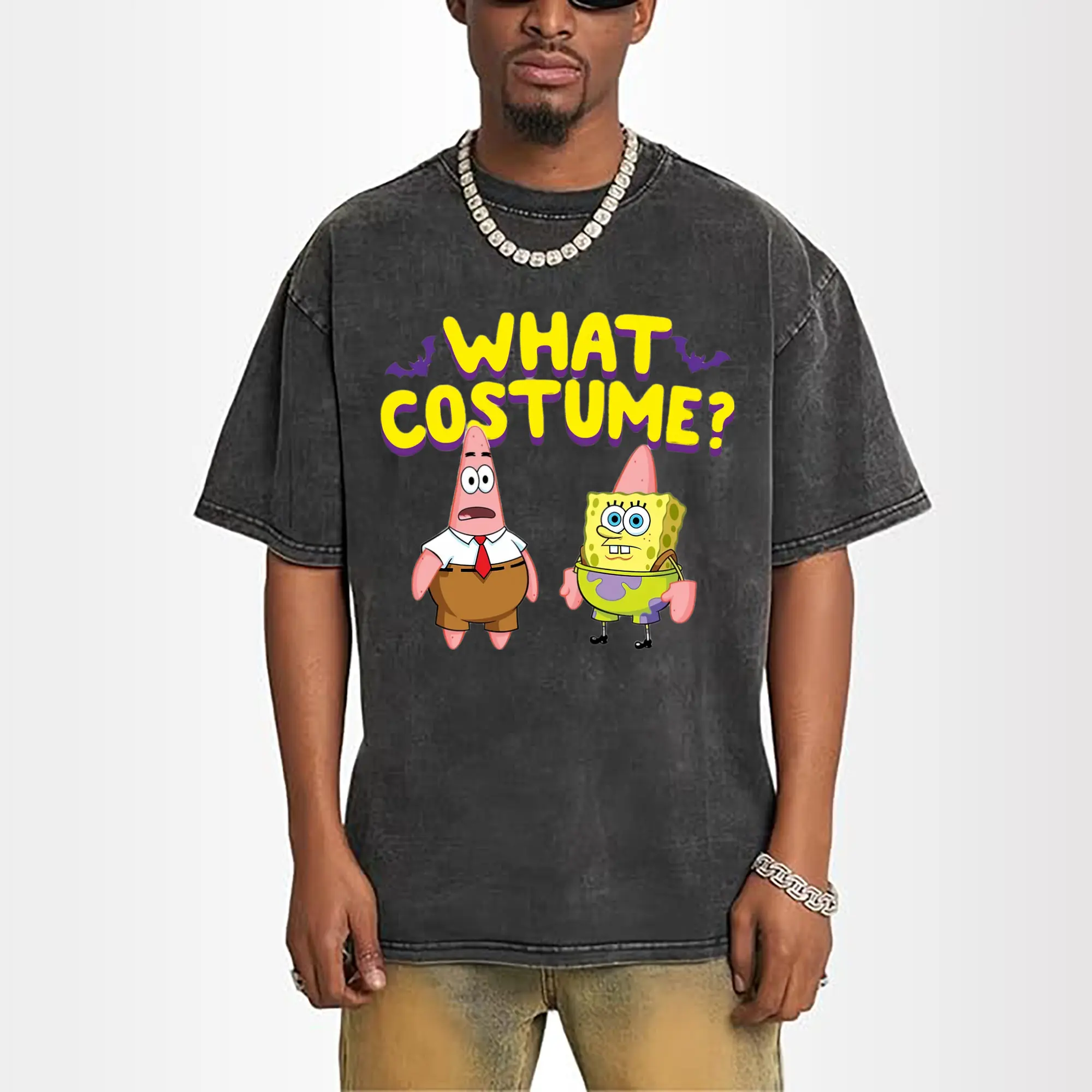 spongebob squarepants and Patrick Star what  costume t-shirt